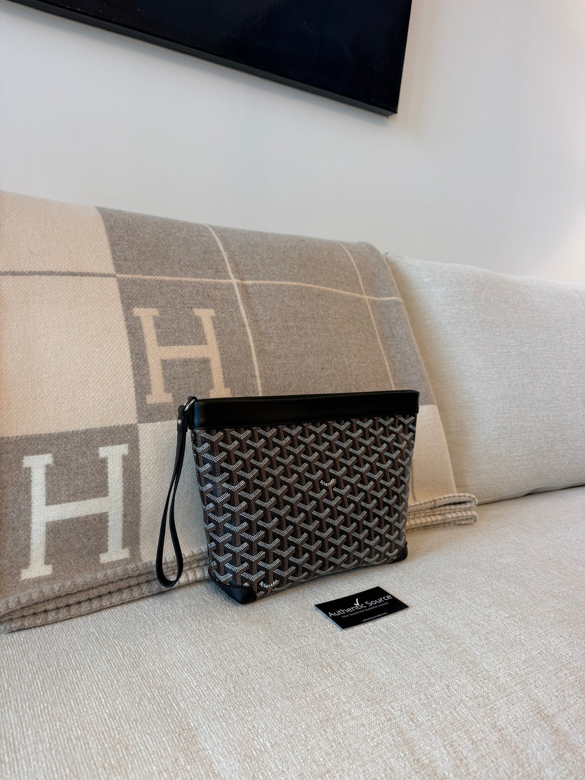 Goyard Goyardine Conti Pouch