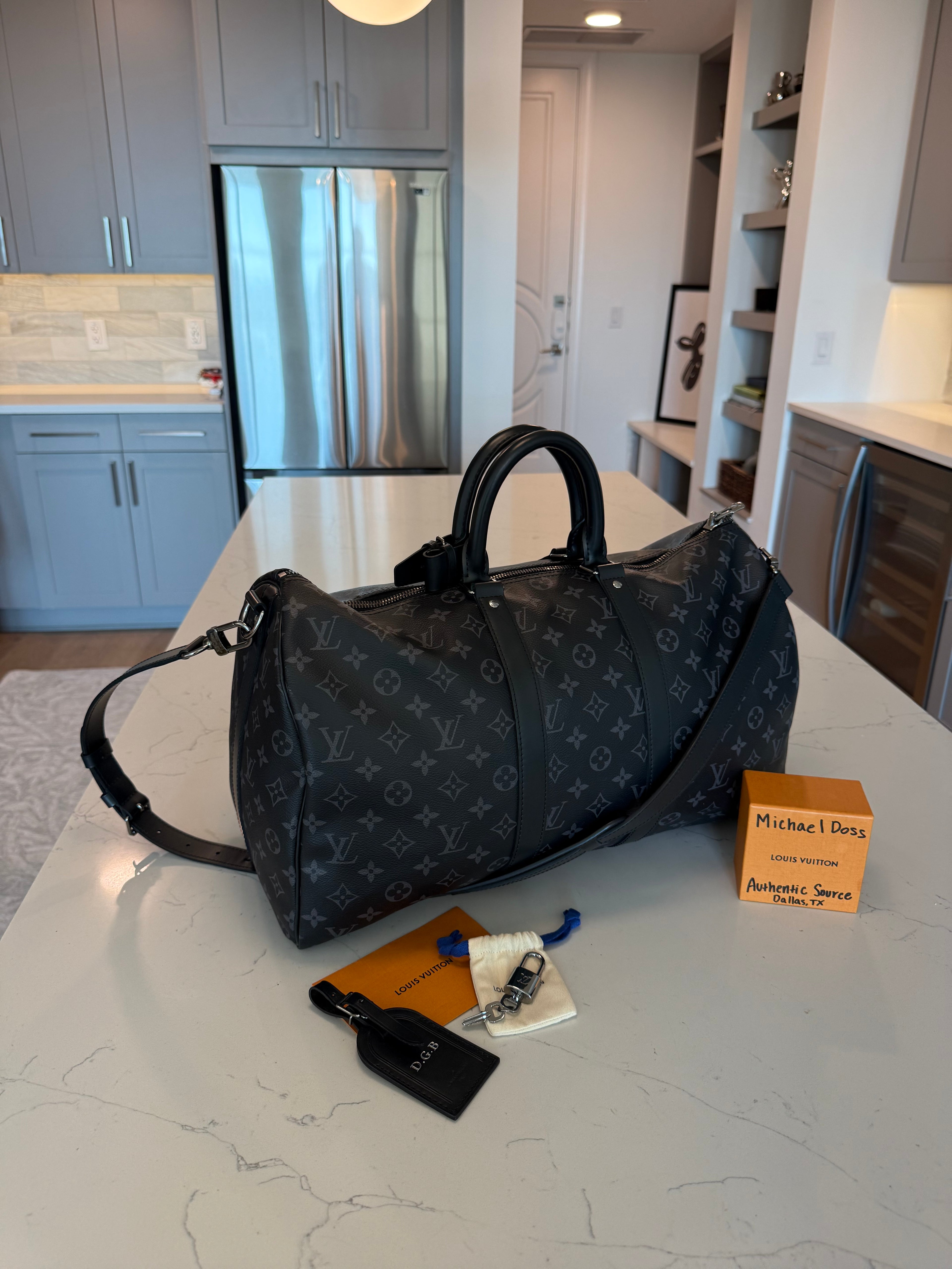 Louis Vuitton Keepall 45 Bandouliere Eclipse