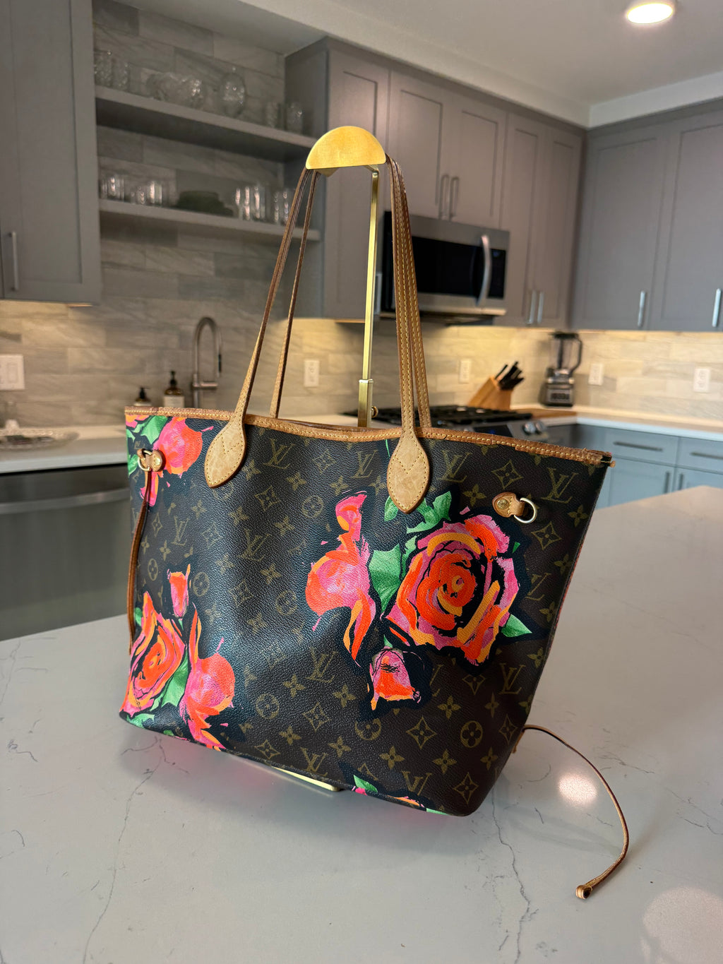 Louis Vuitton Neverfull MM Roses