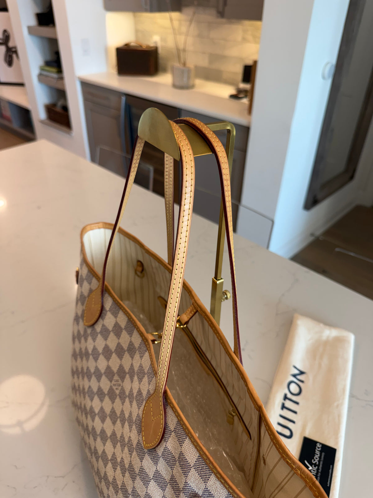 Louis Vuitton Neverfull MM Damier Azur