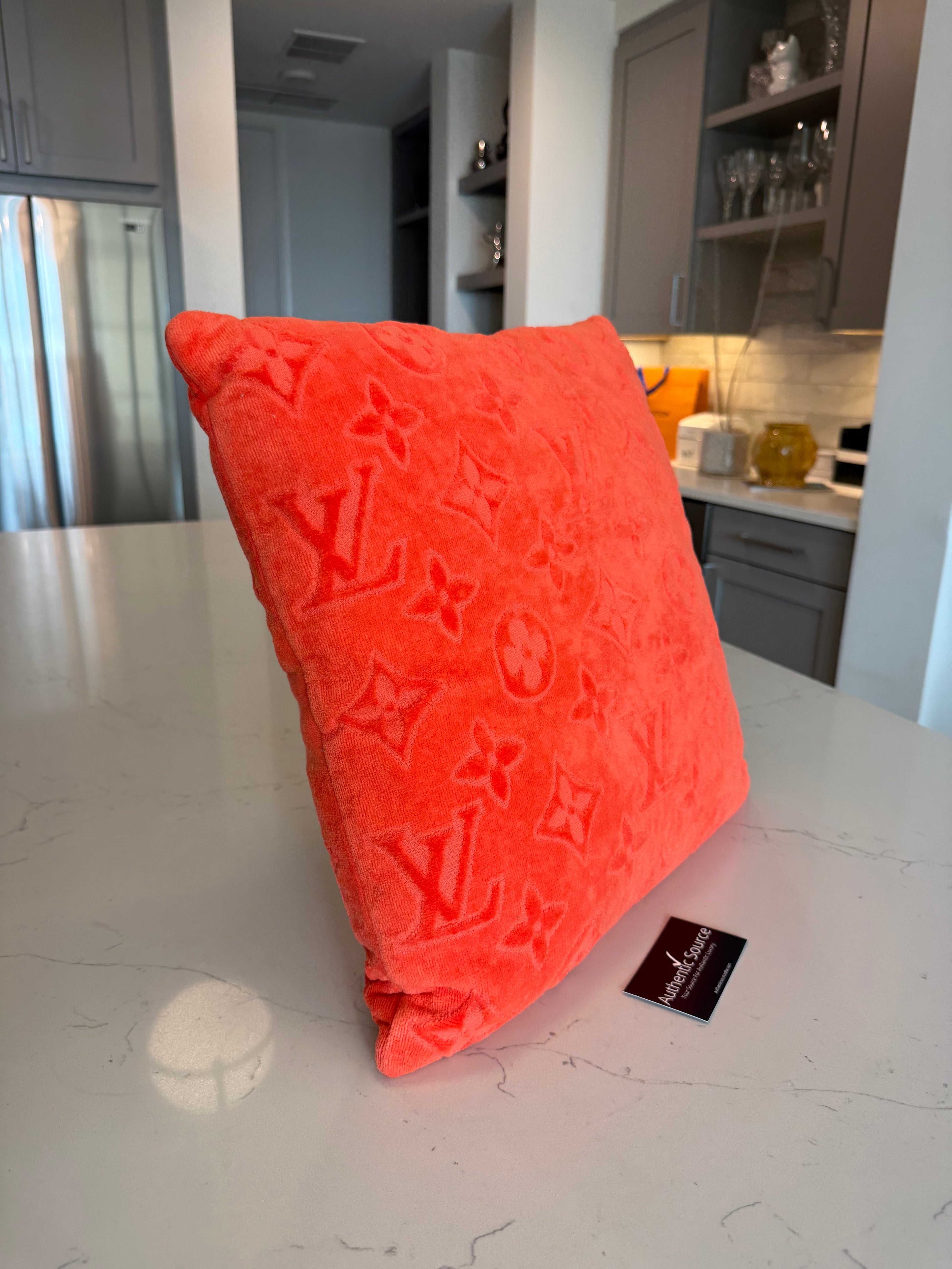 Louis Vuitton LVacation Beach Pillow Coral