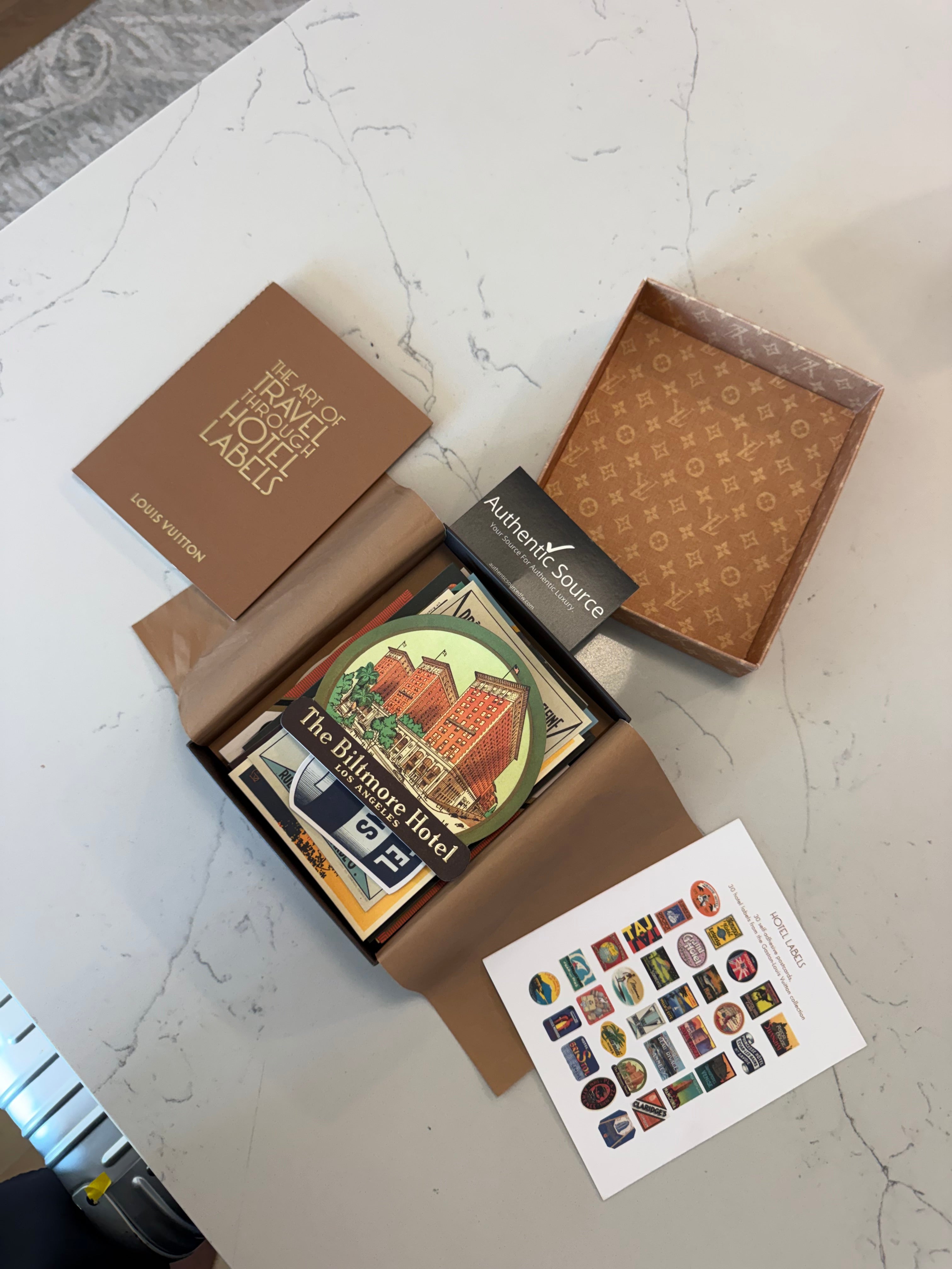 Louis Vuitton Collectors Hotel Post Cards/Stickers