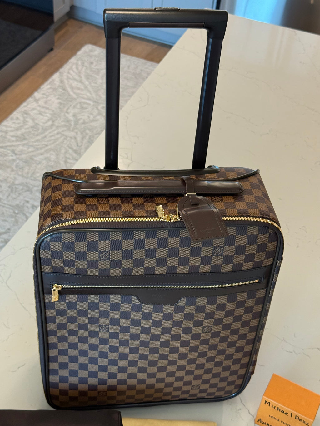 Louis Vuitton Pegase 45 Rolling Luggage DE Newer Model with Protective Cover