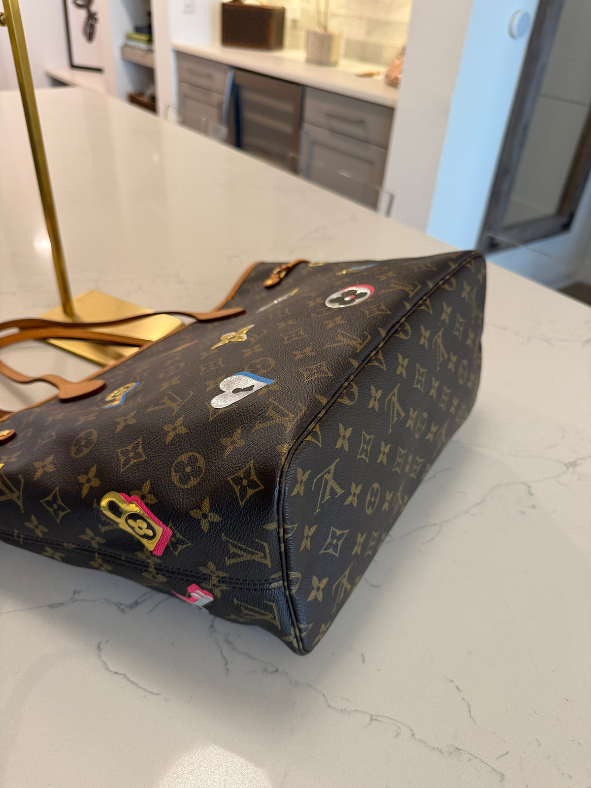 Louis Vuitton Neverfull MM Love Lock Limited Edition