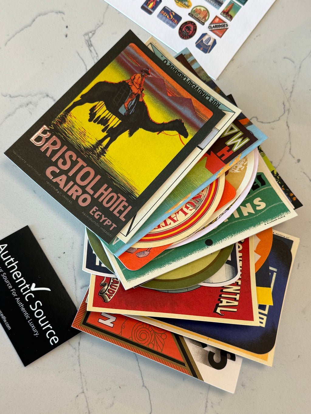 Louis Vuitton Collectors Hotel Post Cards/Stickers
