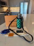 Louis Vuitton Monogram Velvet Flask Holder in Green