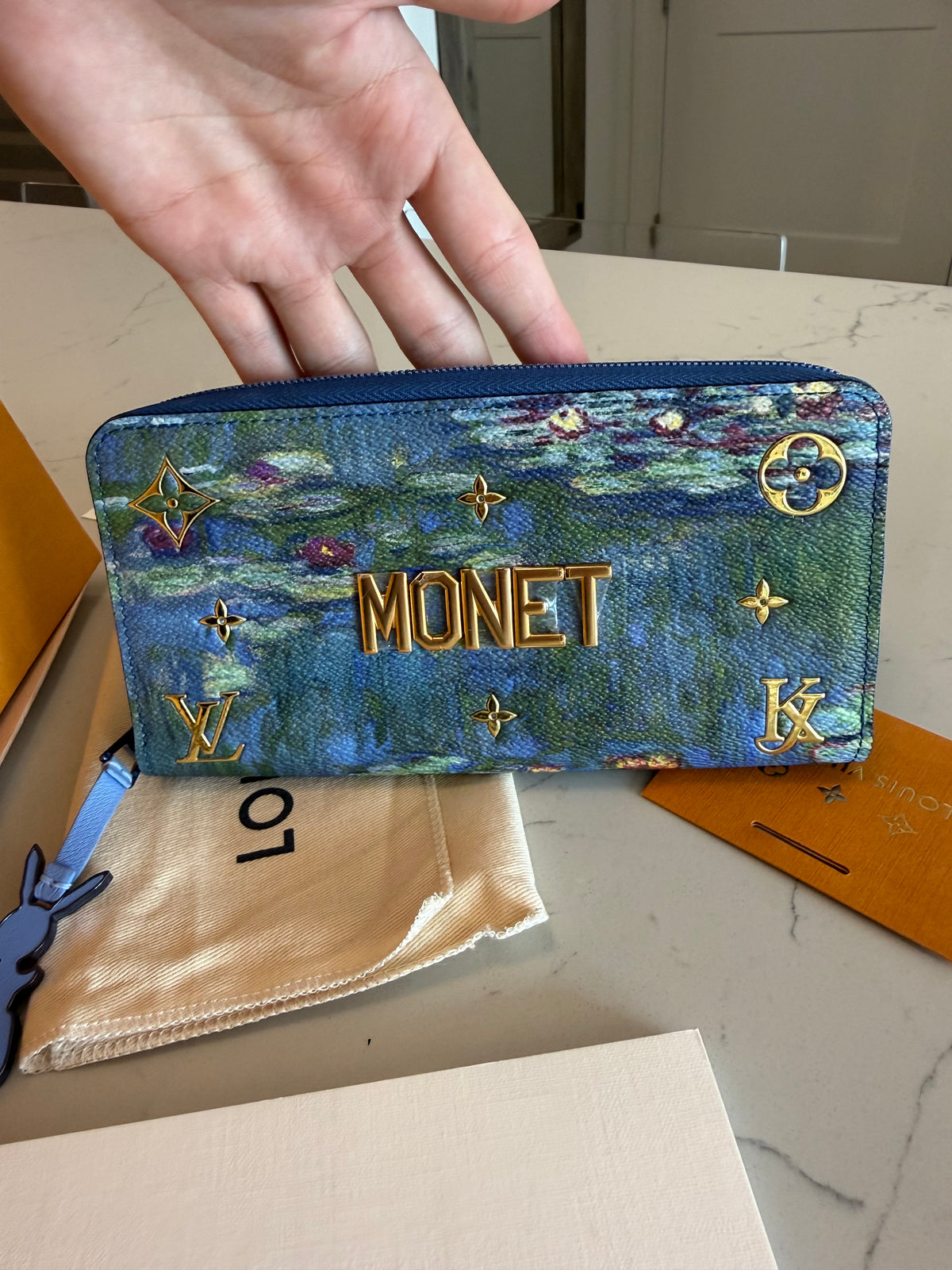 Louis Vuitton MONET Zippy Wallet - Masters Collection, Rare