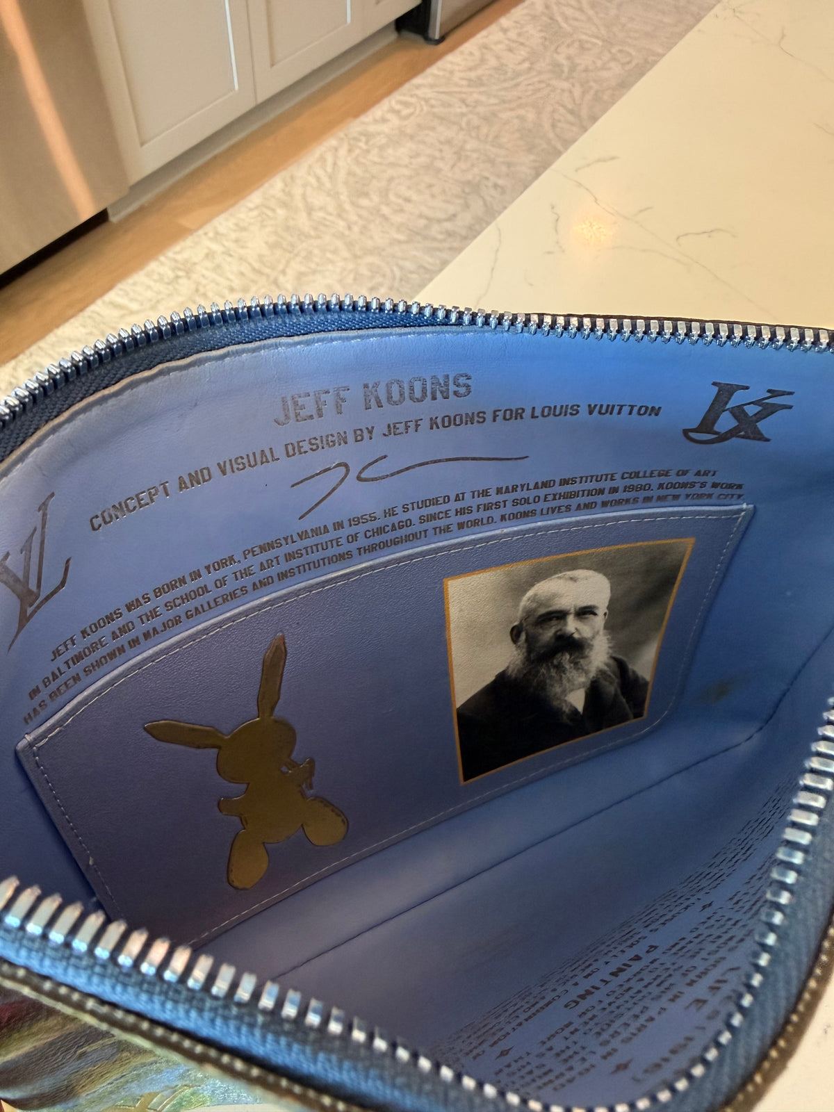 Louis Vuitton x Jeff Koons Masters Collection Monet Pochette