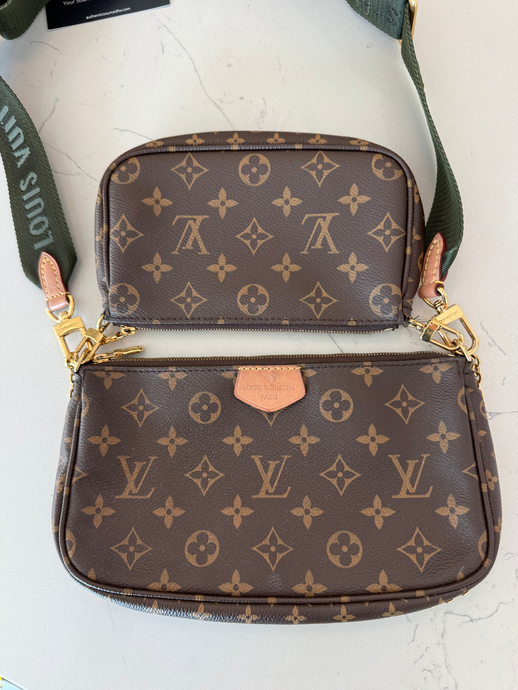 Louis Vuitton Multi Pochette Accessories Khaki