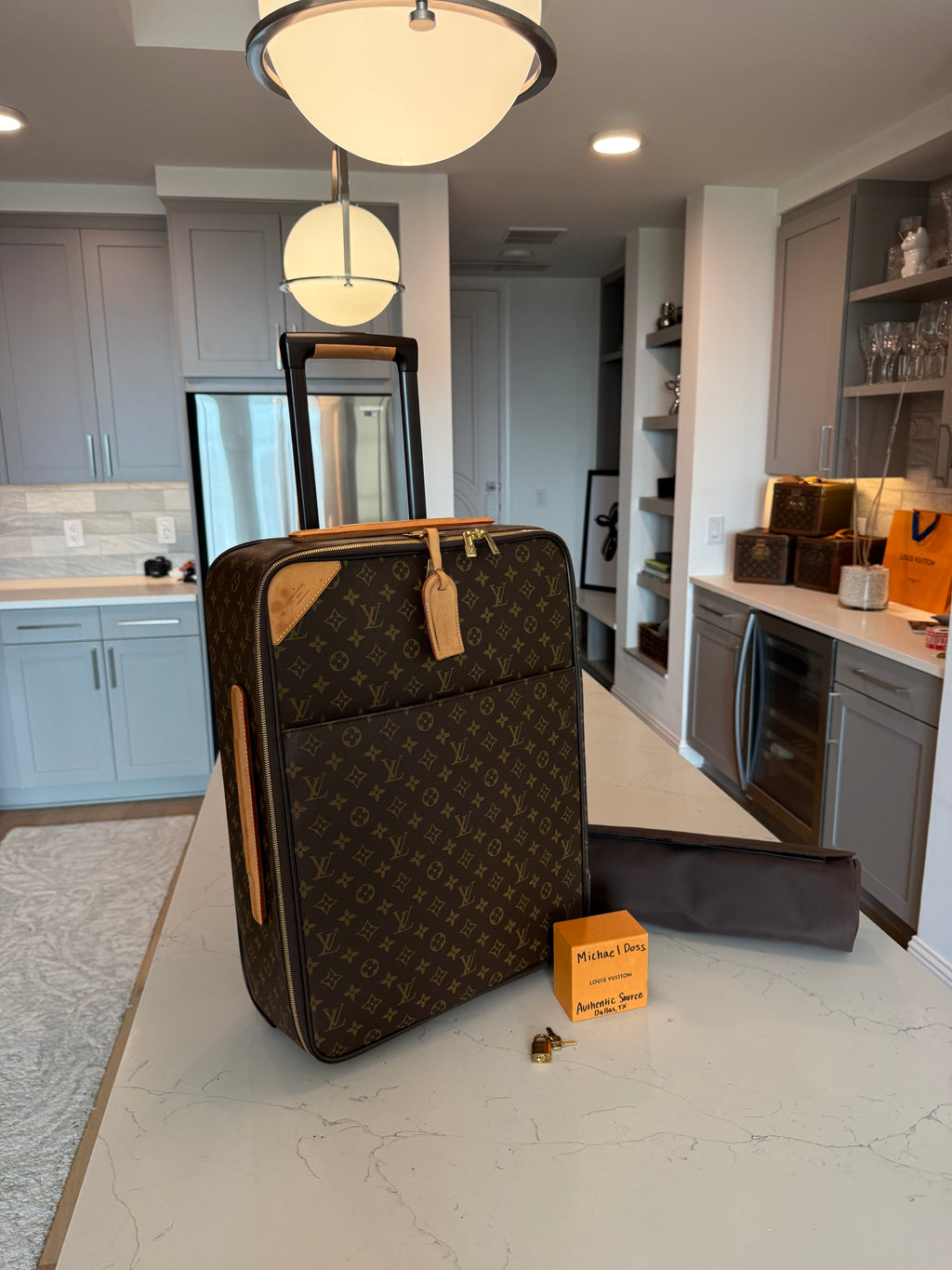 Louis Vuitton Pegase 55 Rolling Luggage