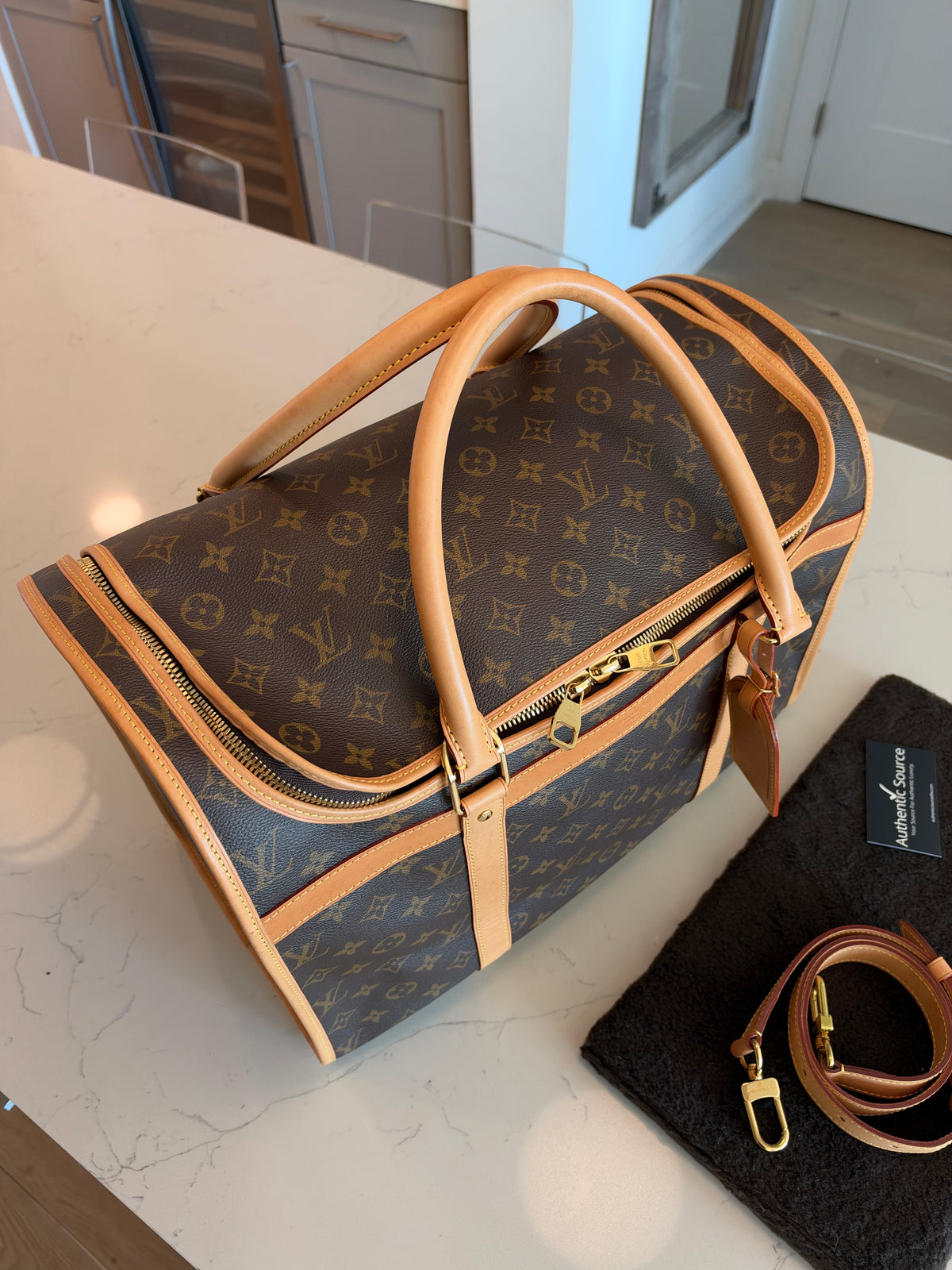 Louis Vuitton Sac Chein Pet Carrier New Model