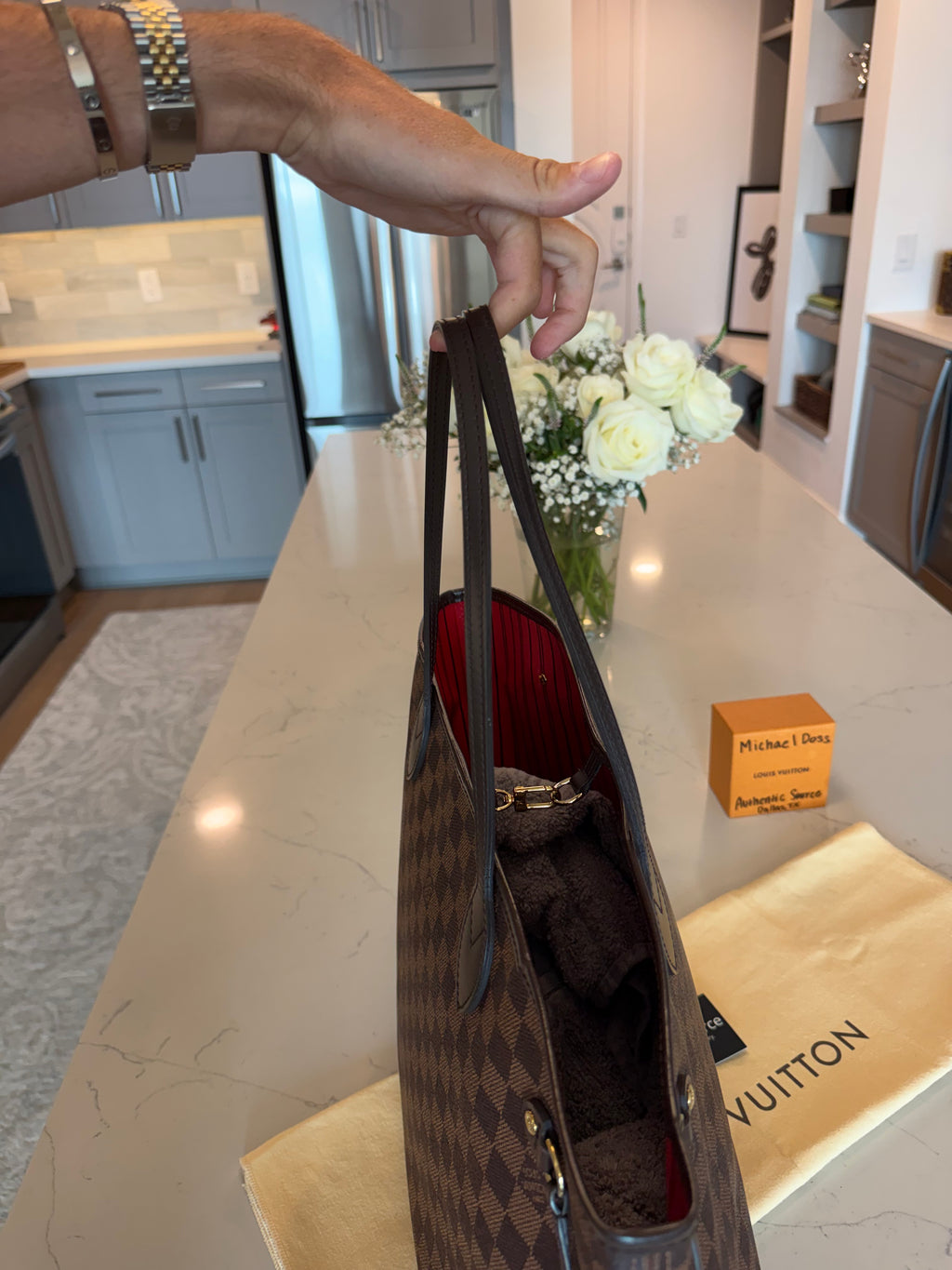 Louis Vuitton Neverfull MM Damier Ebene