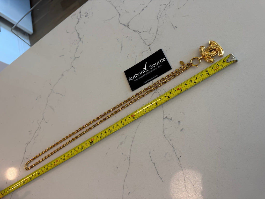 CHANEL Coco Mark Necklace Large