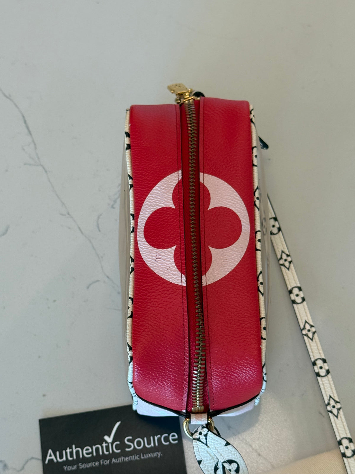 Louis Vuitton Beach Pouch Red Giant Monogram Rare