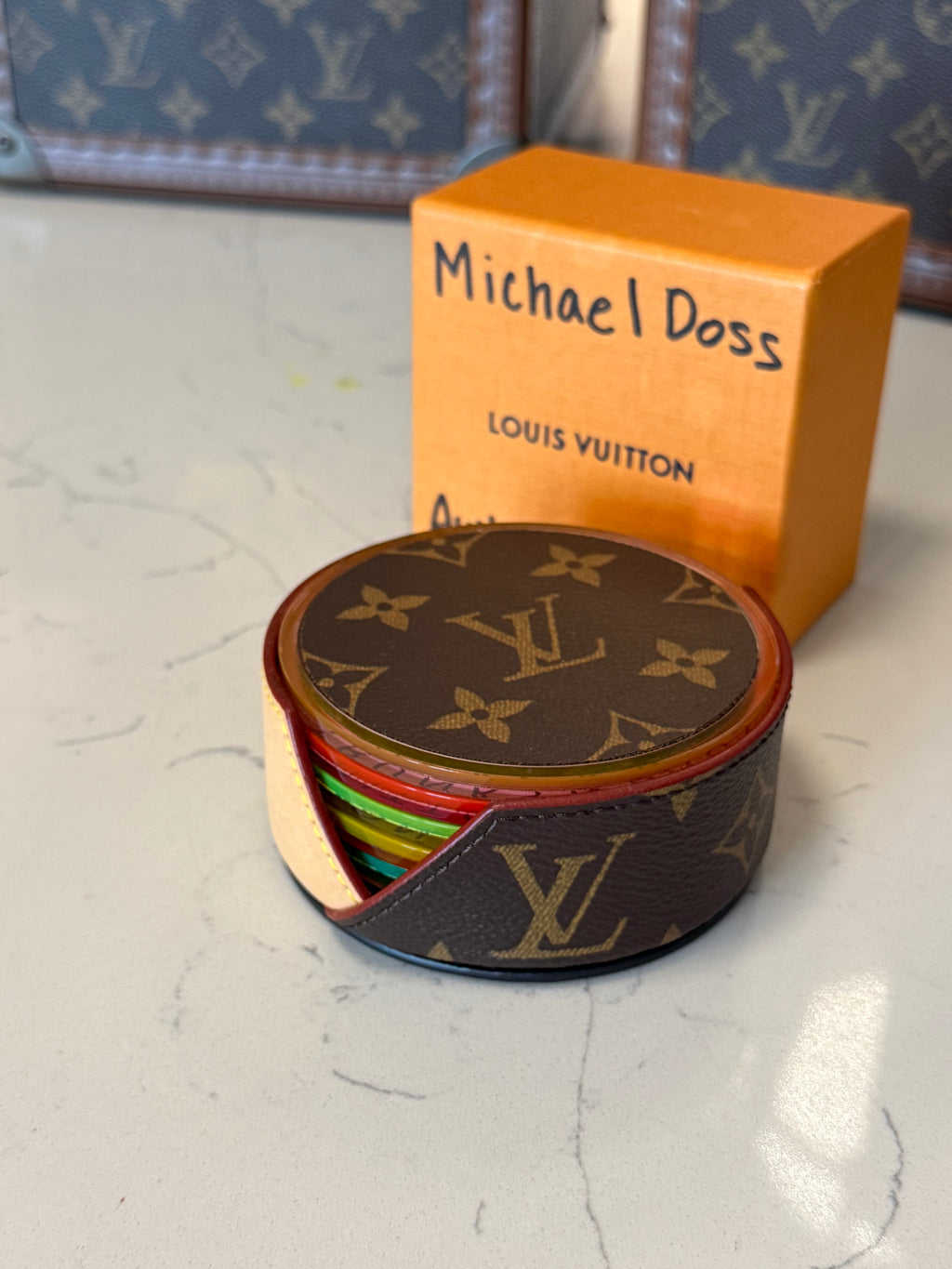 Louis Vuitton Monogram Coasters