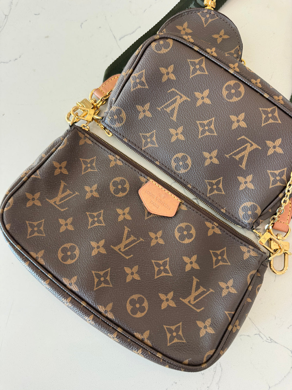Louis Vuitton Multi Pochette Accessories Khaki