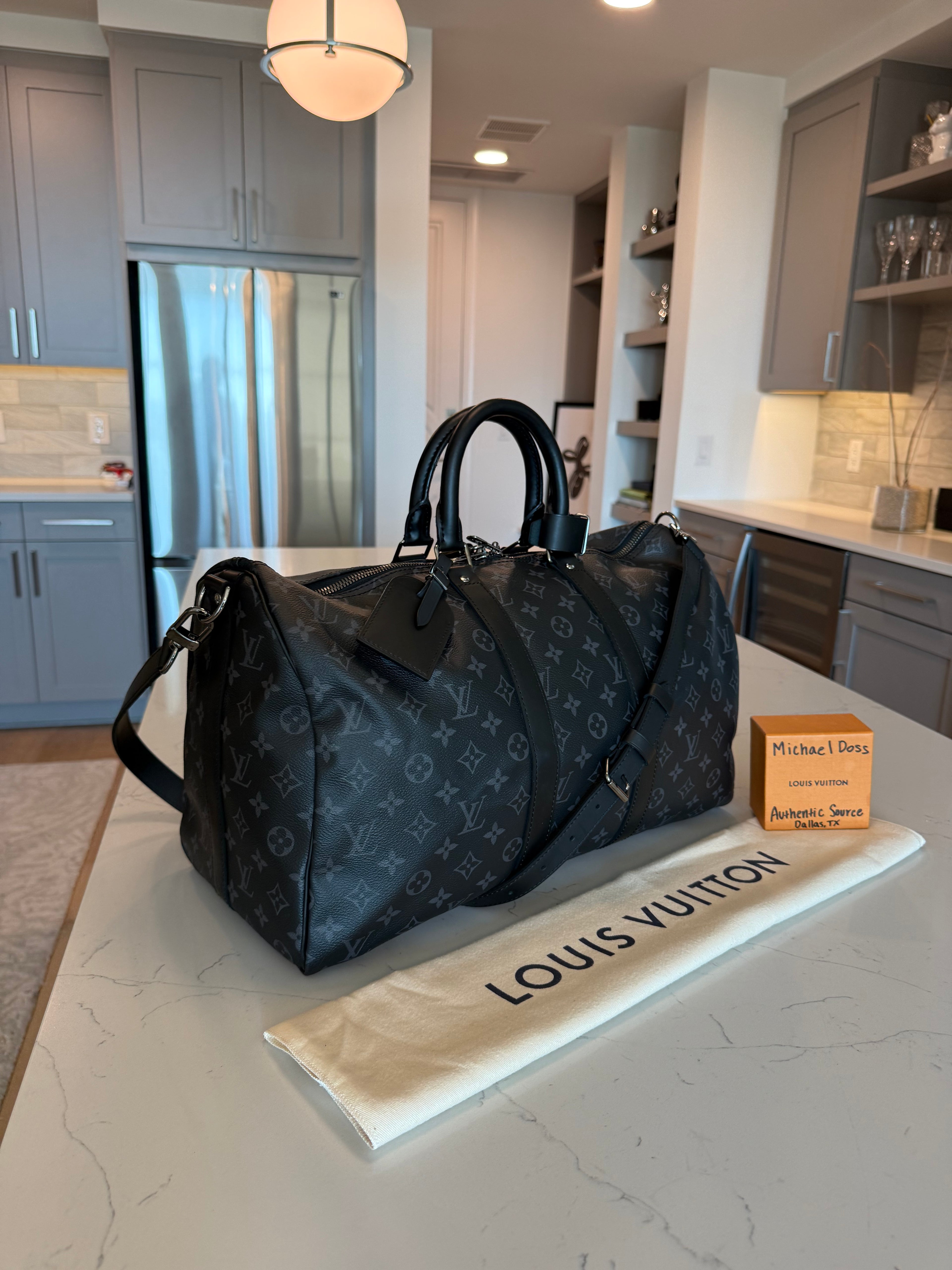 Louis Vuitton Keepall 45 Bandouliere Eclipse