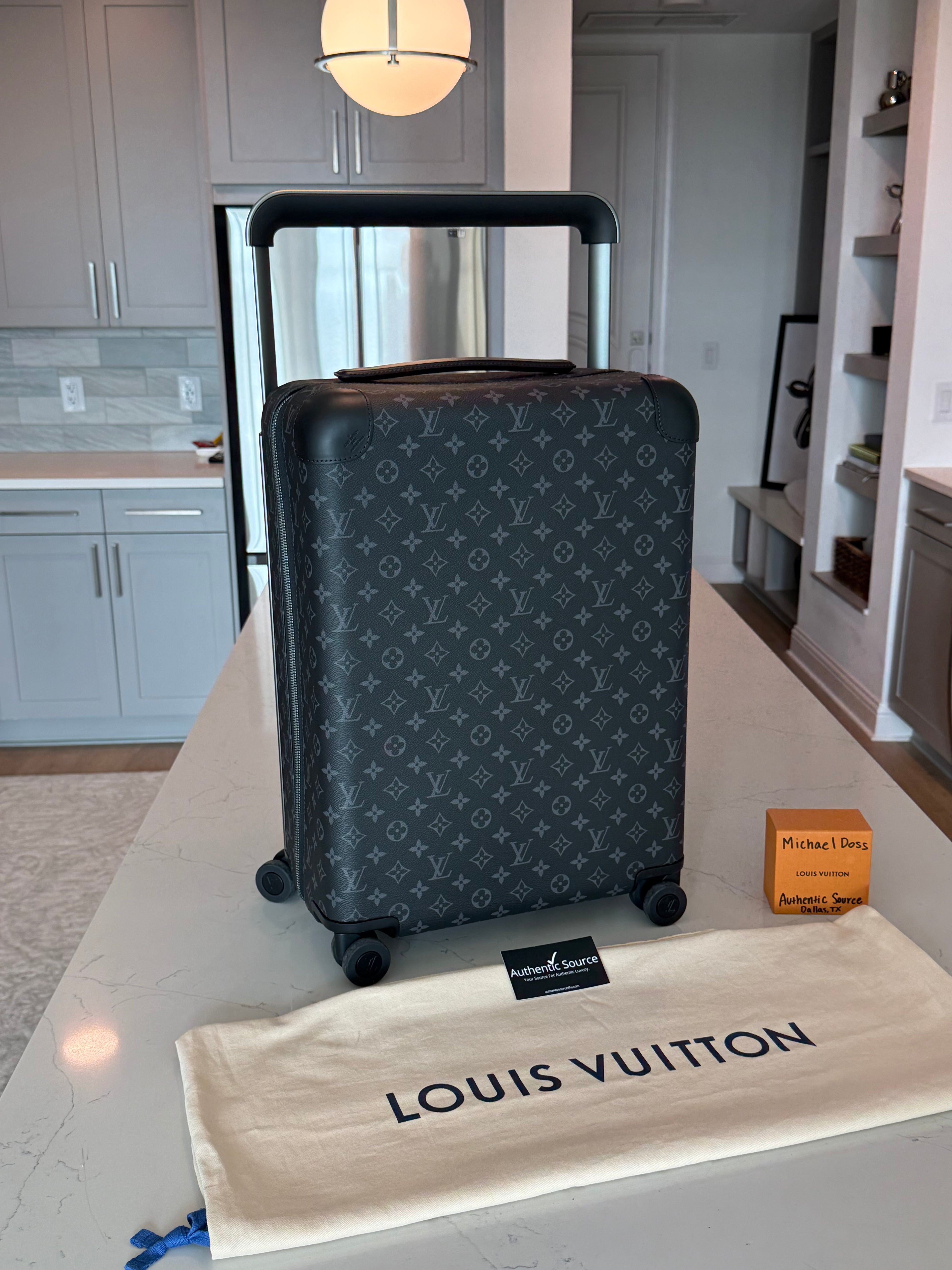 Louis Vuitton Horizon 55 Monogram Eclipse