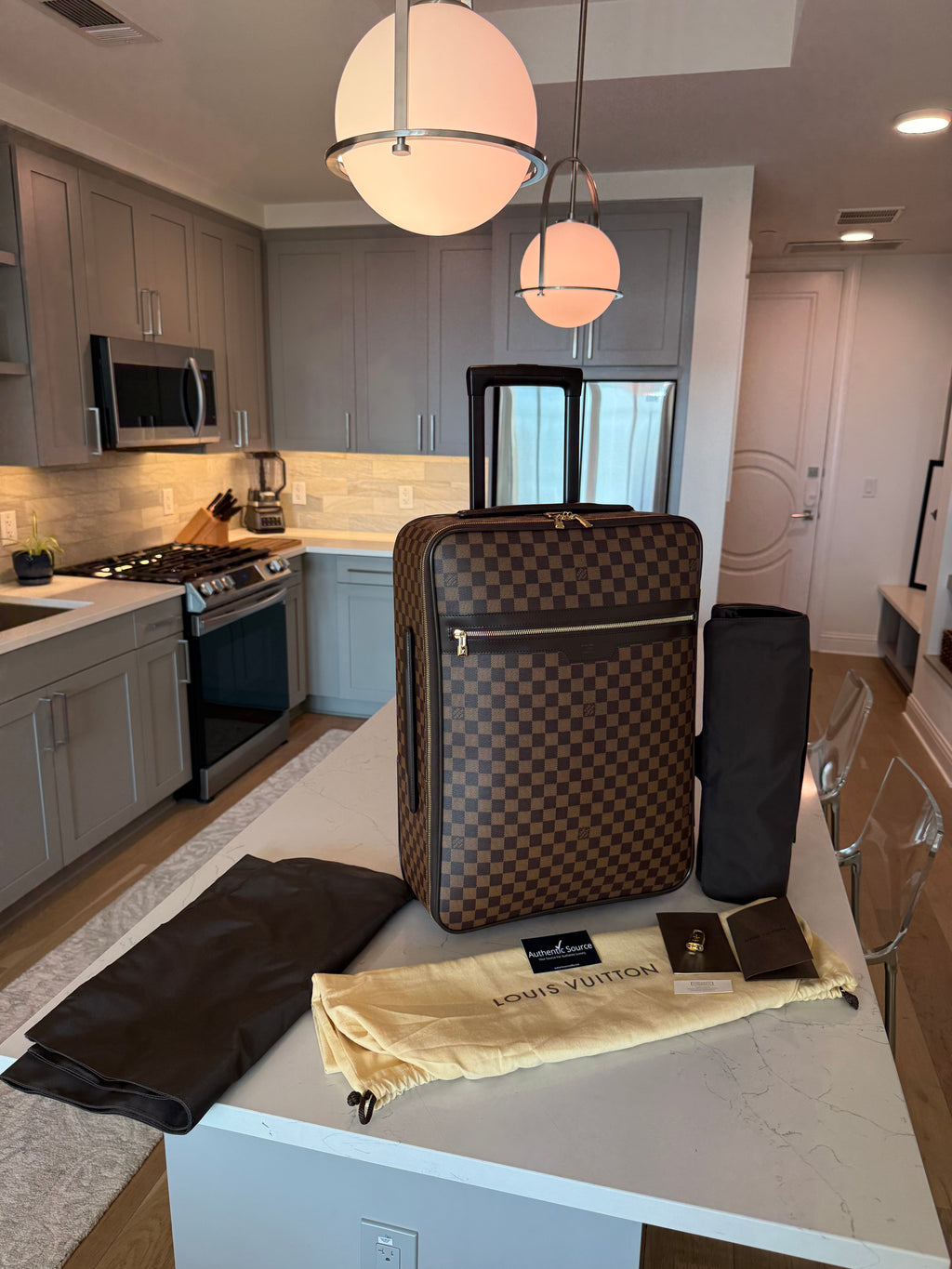 Louis Vuitton Pegase 55 Rolling Luggage