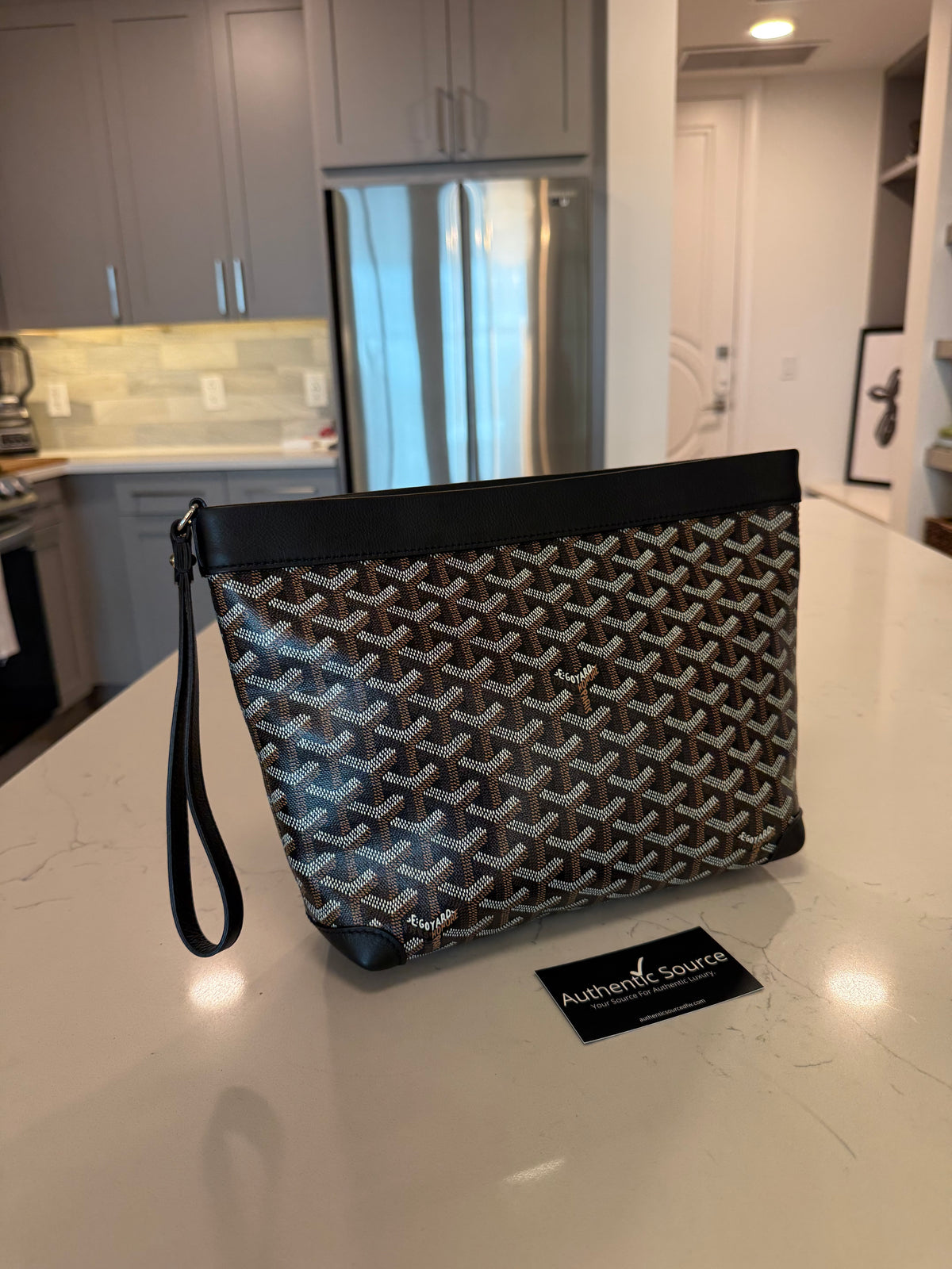 Goyard Goyardine Conti Pouch