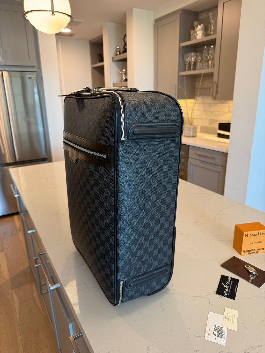 Louis Vuitton Pegase 55 Rolling Luggage DG