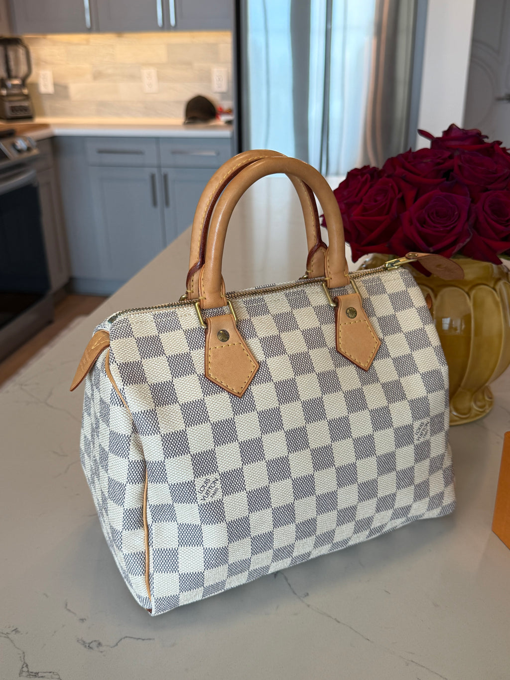 Louis Vuitton Speedy 25 Damier Azur