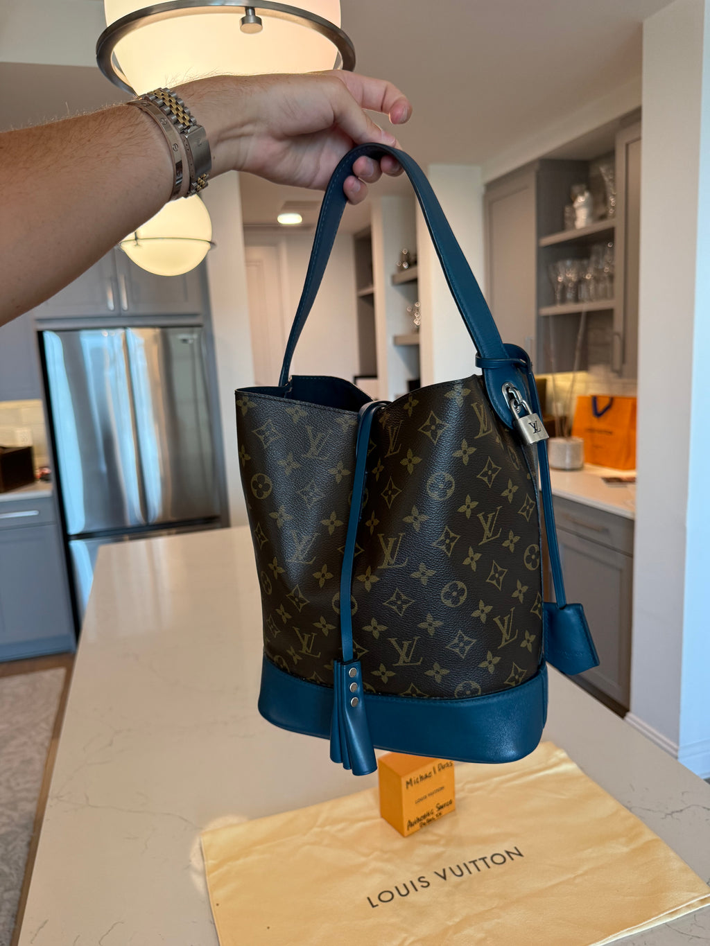 Louis Vuitton Idole GM Blue - Runway Piece