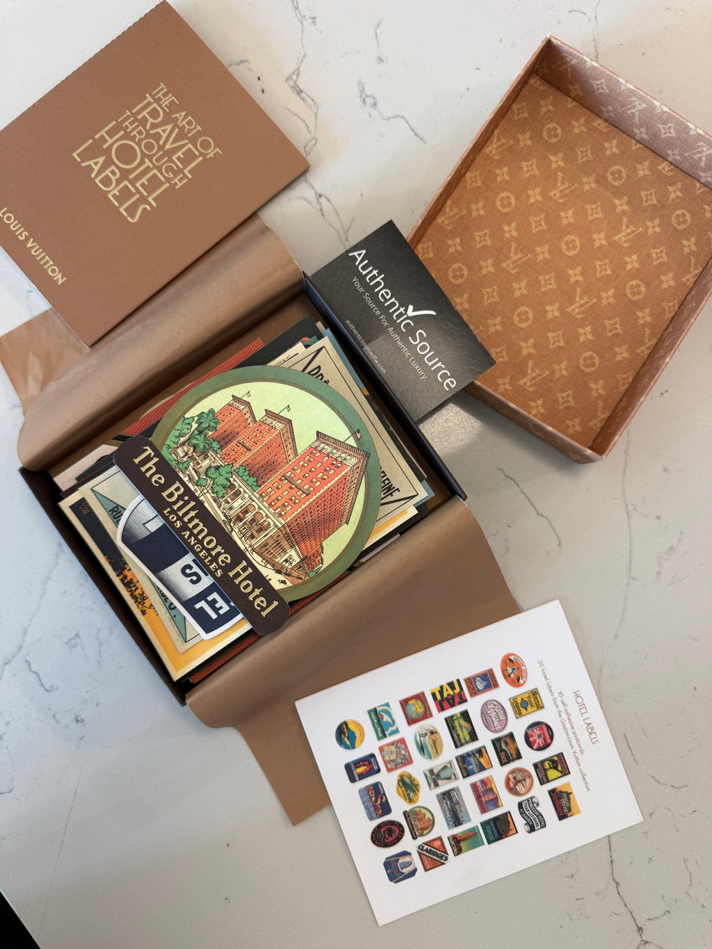 Louis Vuitton Collectors Hotel Post Cards/Stickers