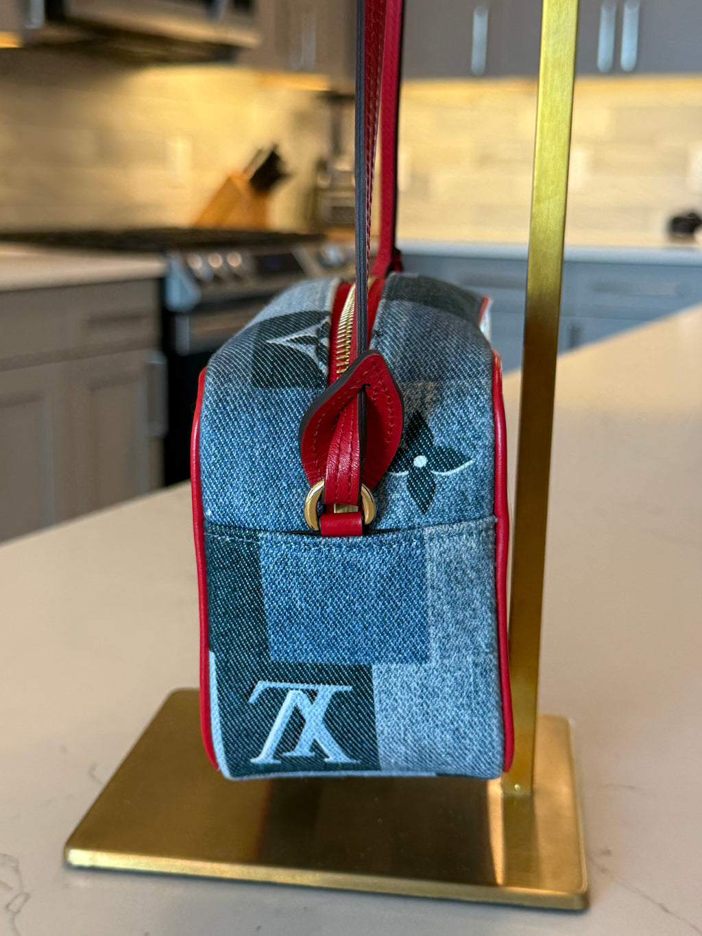 Louis Vuitton Beach Pouch Denim Monogram Rare