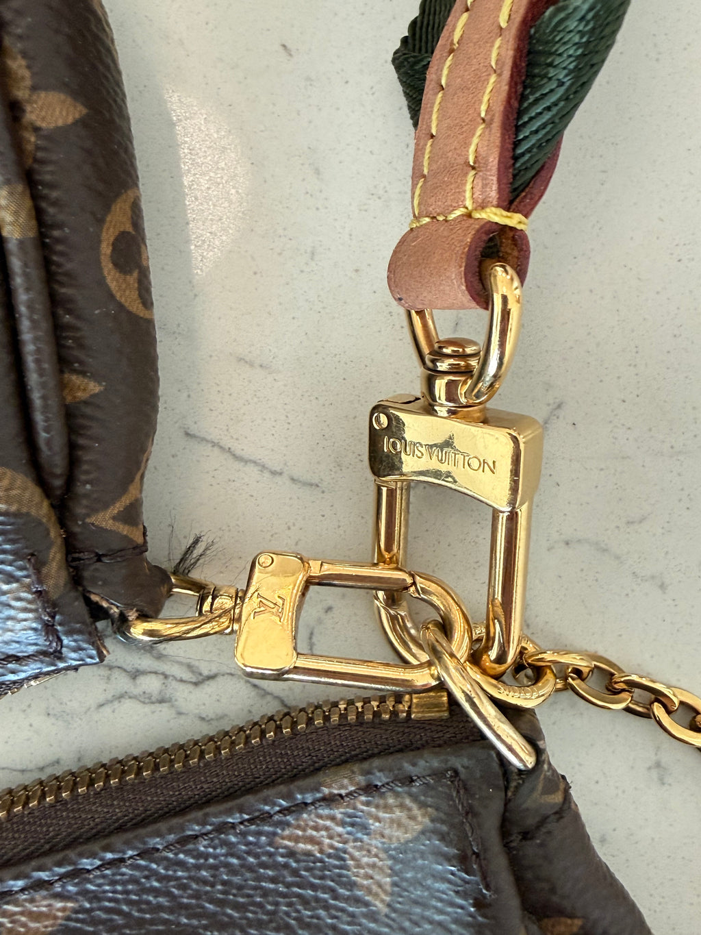 Louis Vuitton Multi Pochette Accessories Khaki
