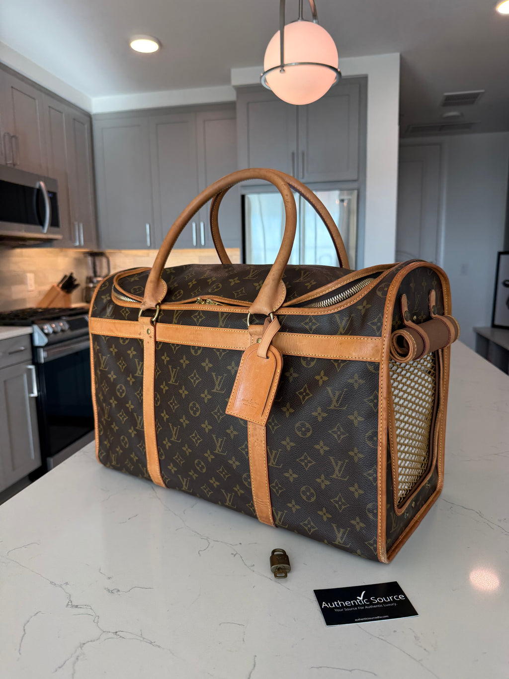 Louis Vuitton Pet Carrier Sac Chein 50