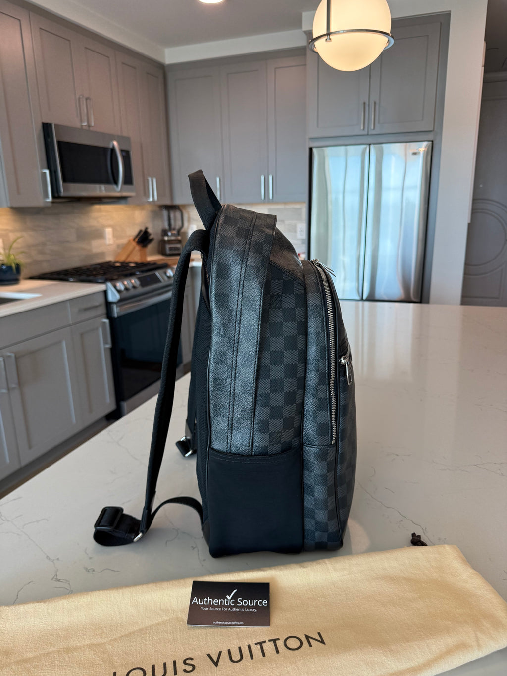 Louis Vuitton Michael Backpack Damier Graphite