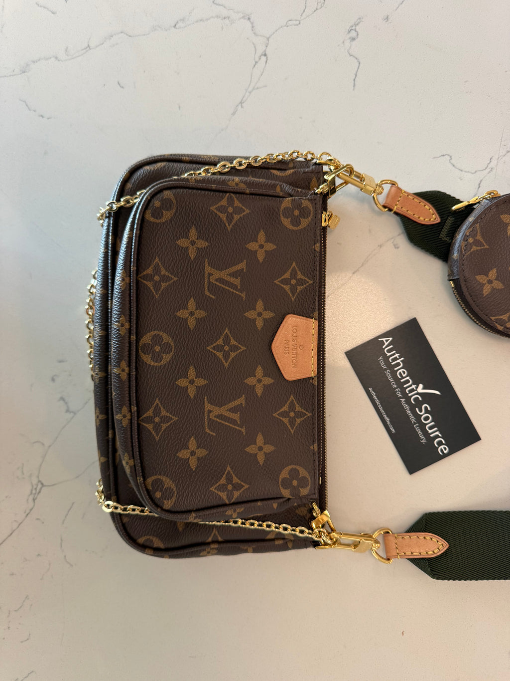 Louis Vuitton Multi Pochette Accessories Khaki