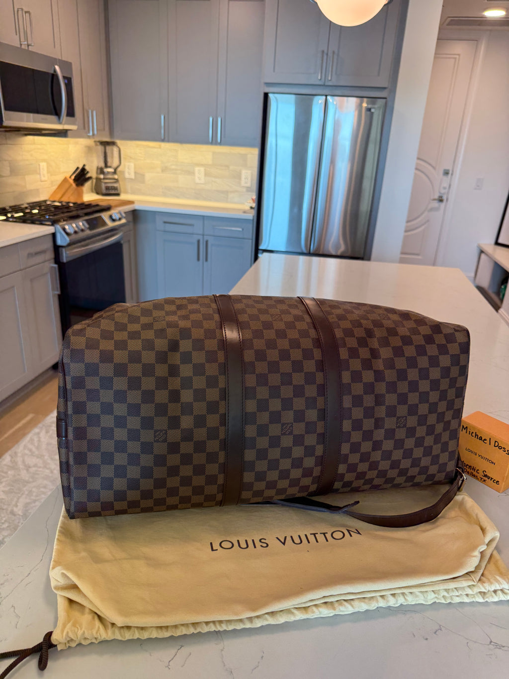 Louis Vuitton Keepall 55 Bandouliere DE