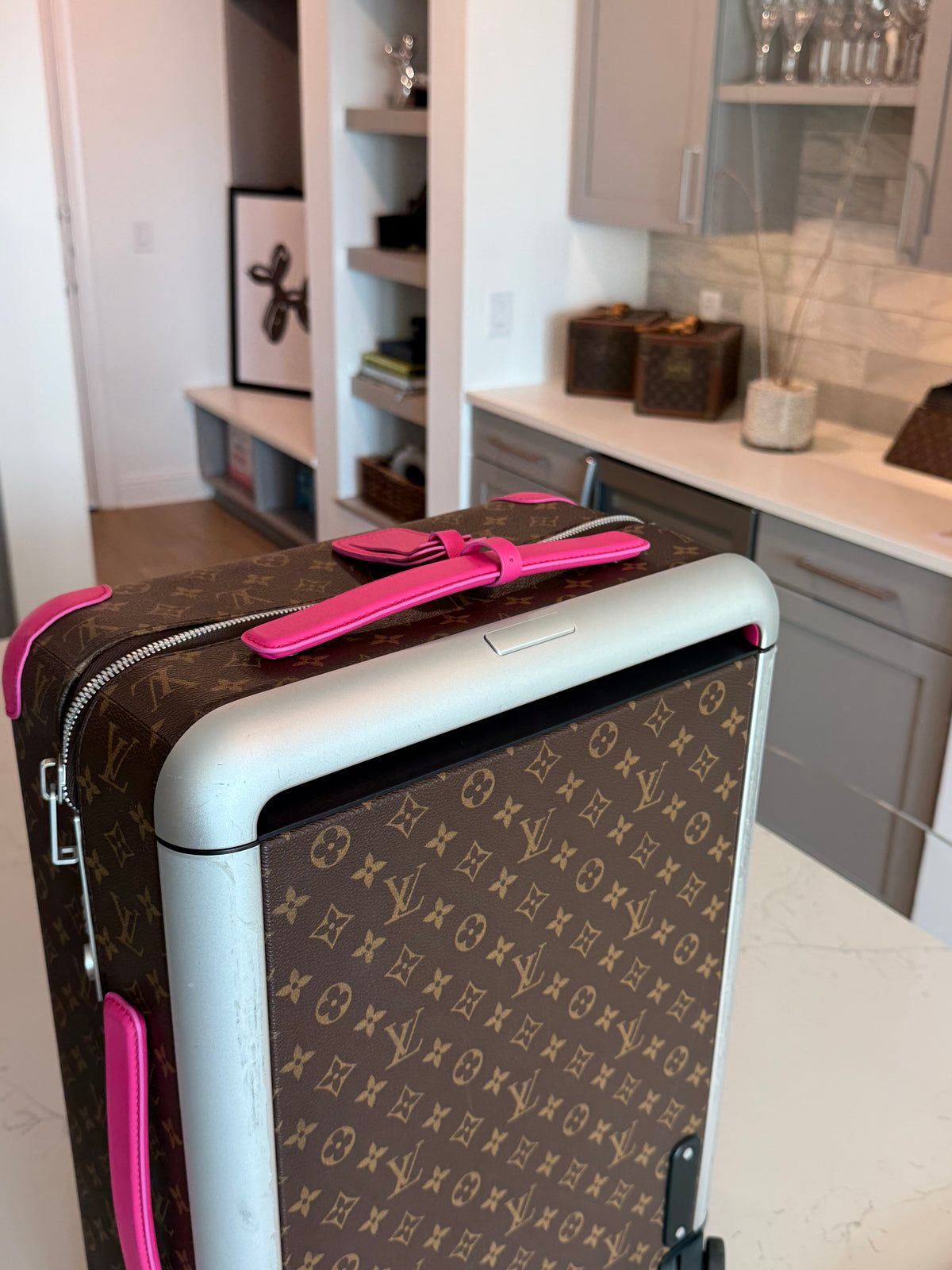 Louis Vuitton Horizon 55 Monogram Pink Colormania - RARE