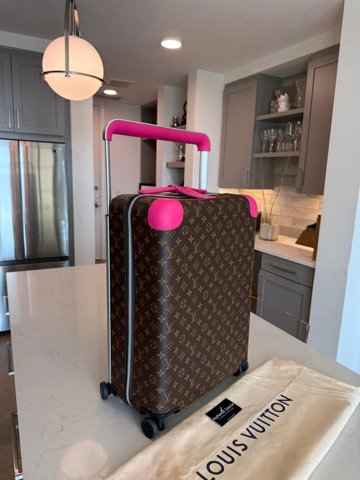 Louis Vuitton Horizon 55 Monogram Pink Colormania - RARE