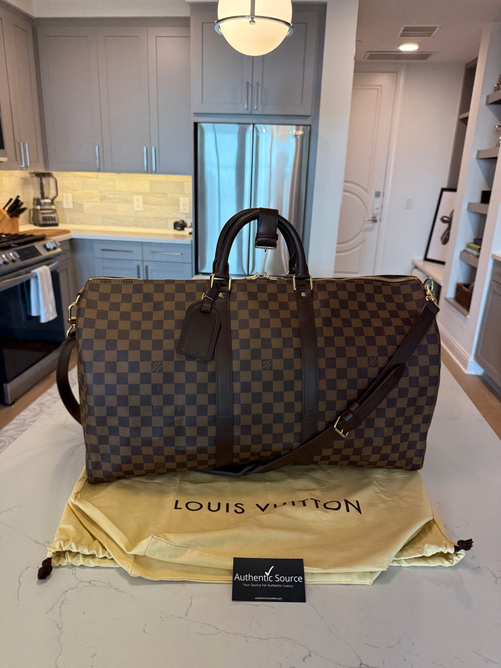 Louis Vuitton Keepall 55 Bandouliere DE