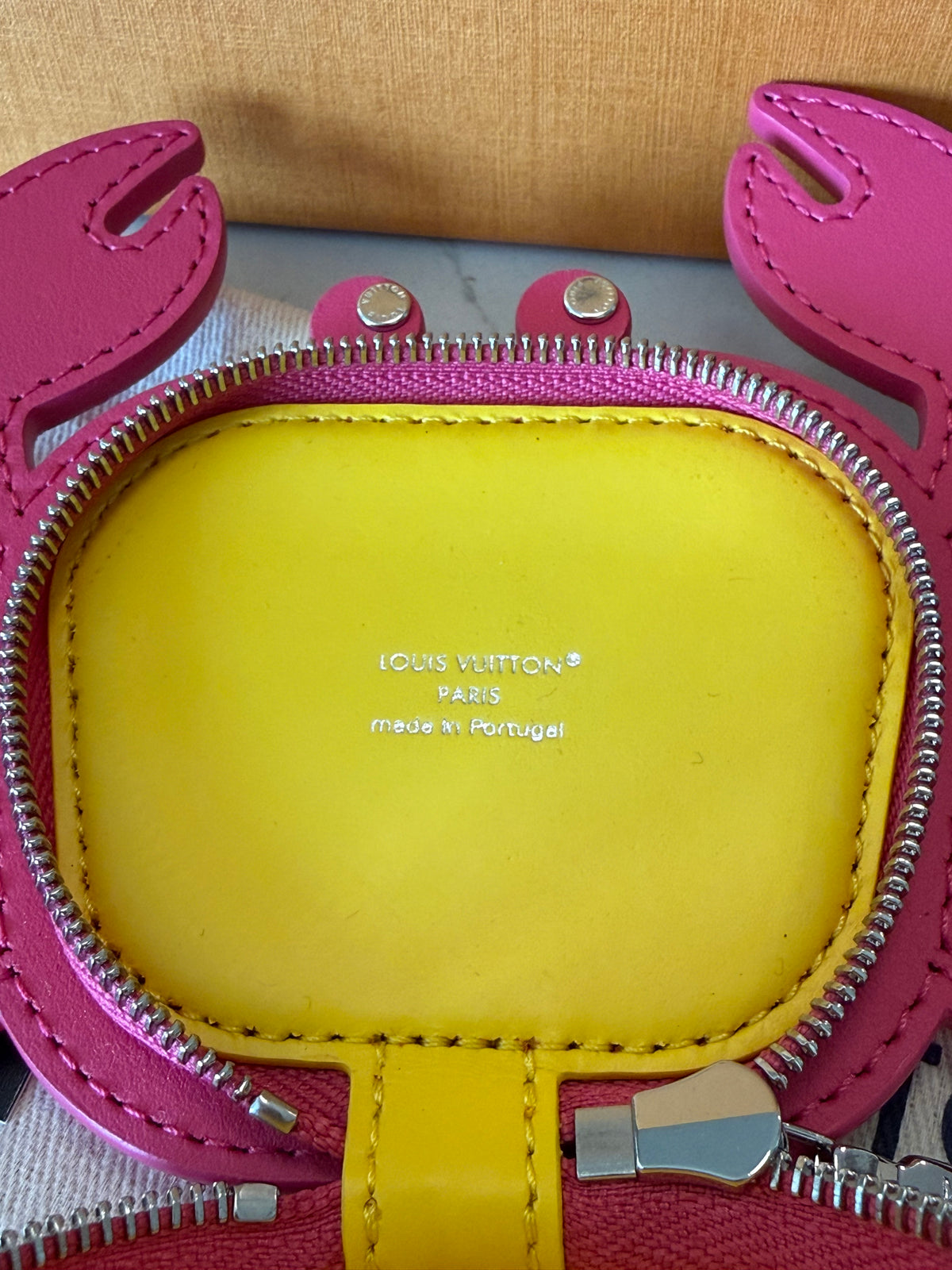 Louis Vuitton Crab Bag Charm Coin Pouch