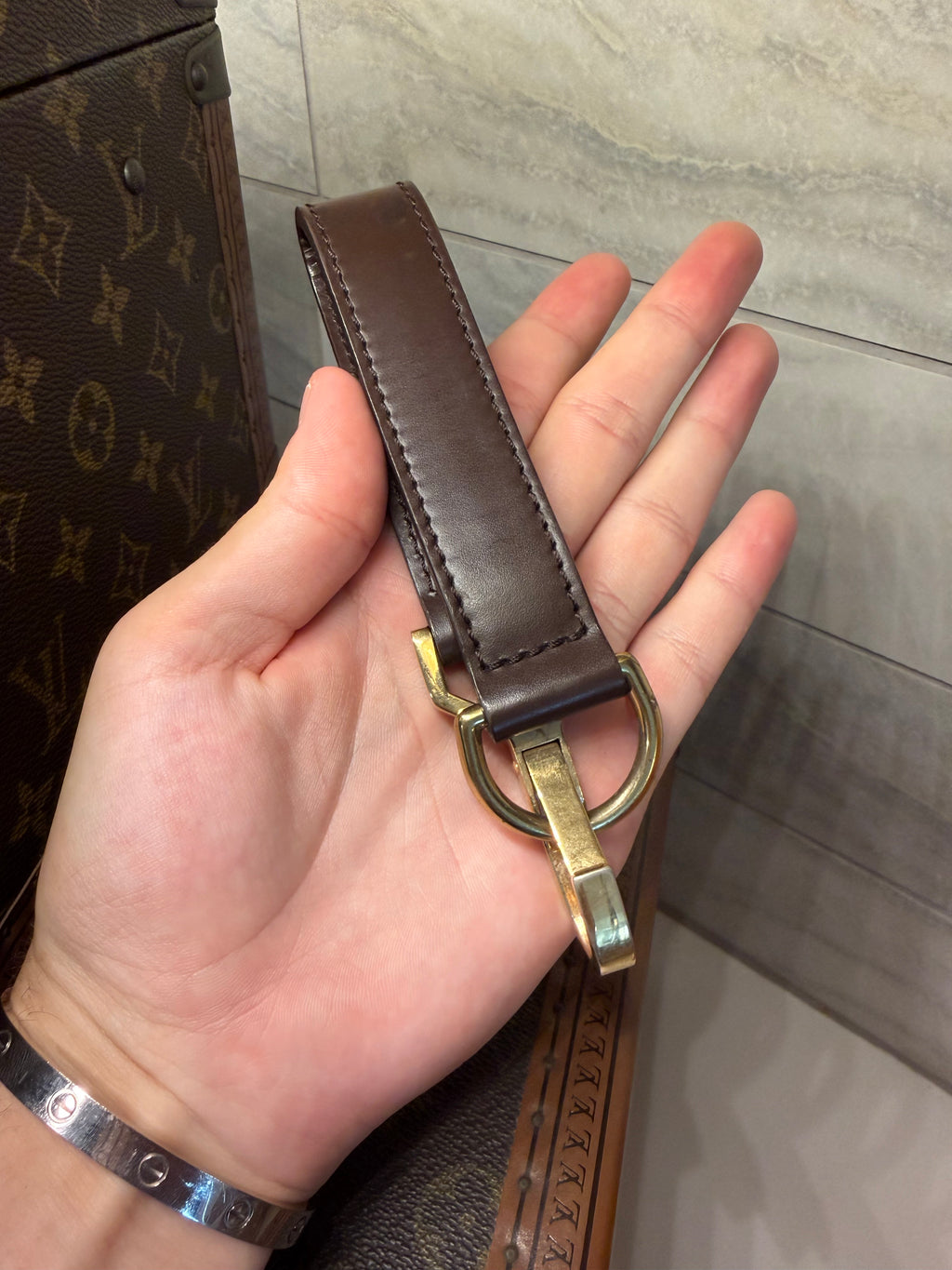 Louis Vuitton Brown Handle Strap