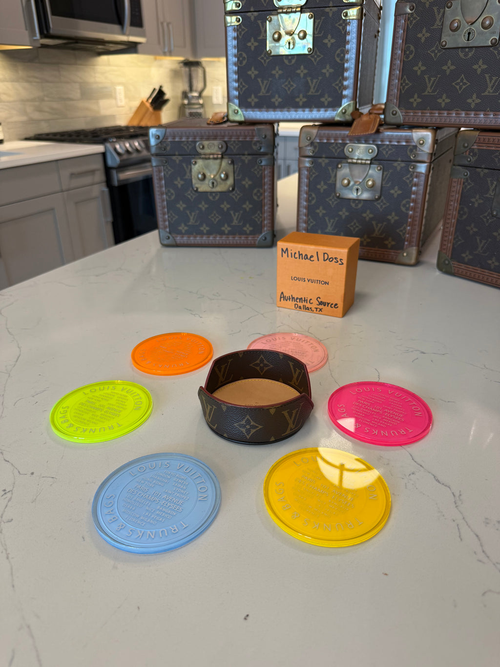 Louis Vuitton Monogram Coasters