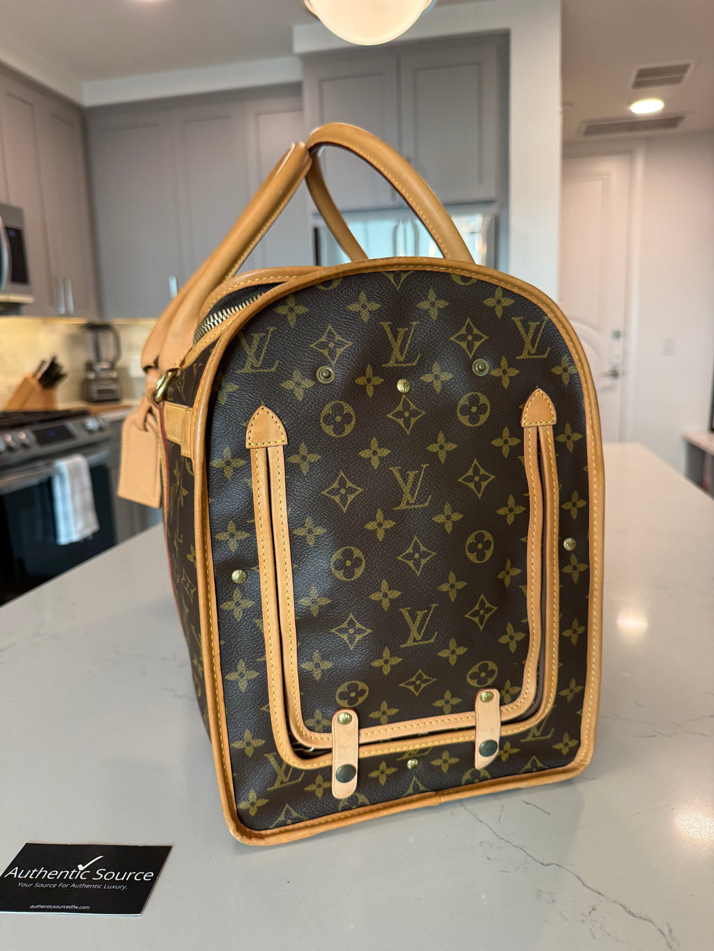 Louis Vuitton Pet Carrier Sac Chein 50