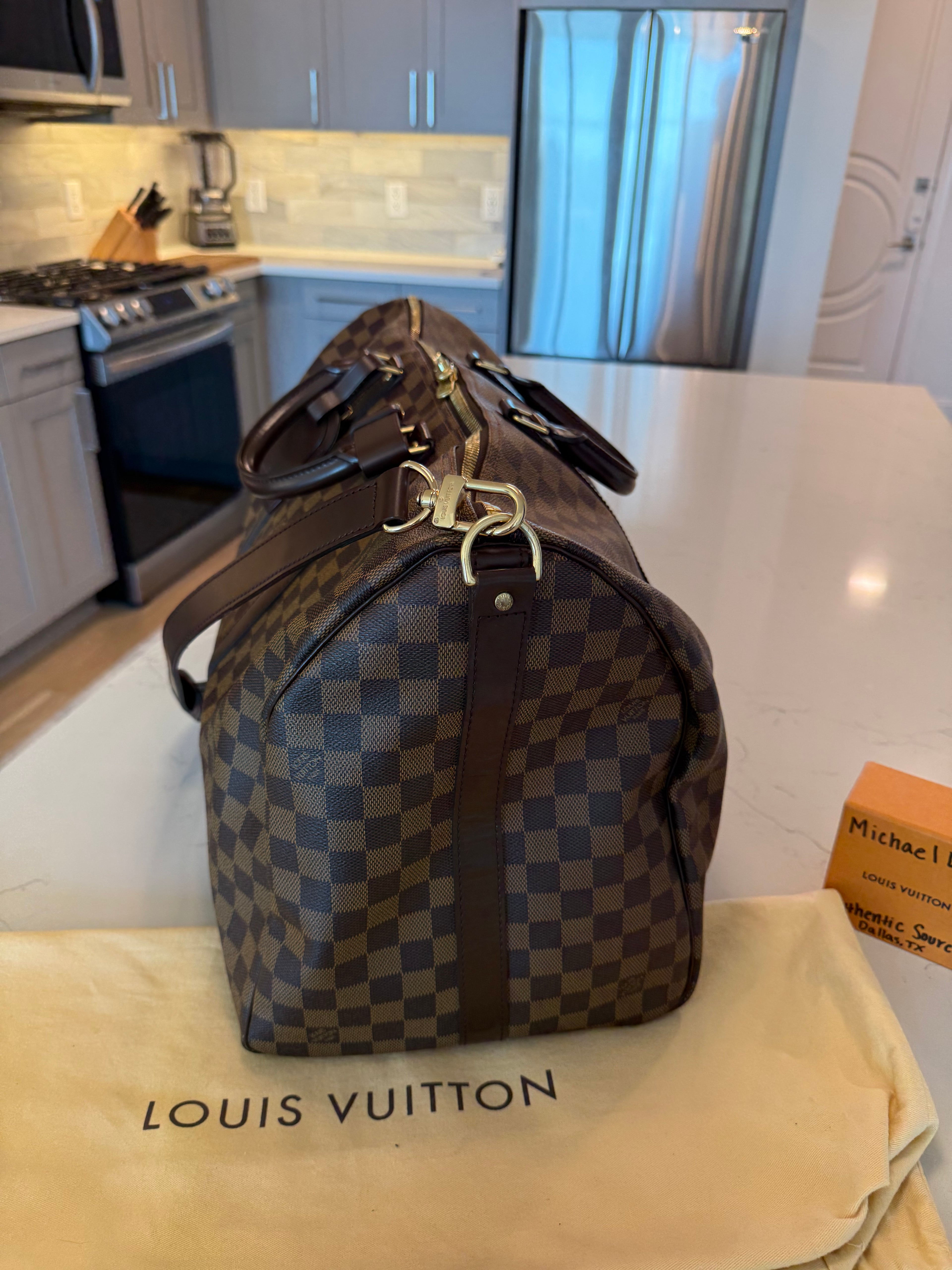 Louis Vuitton Keepall 55 Bandouliere DE