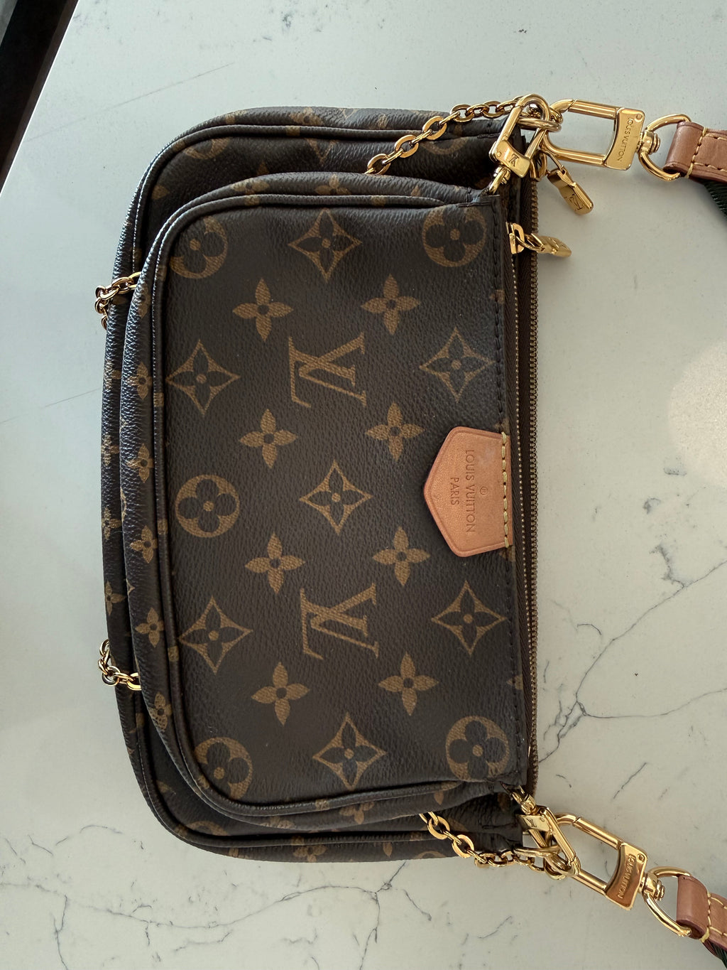 Louis Vuitton Multi Pochette Accessories Khaki