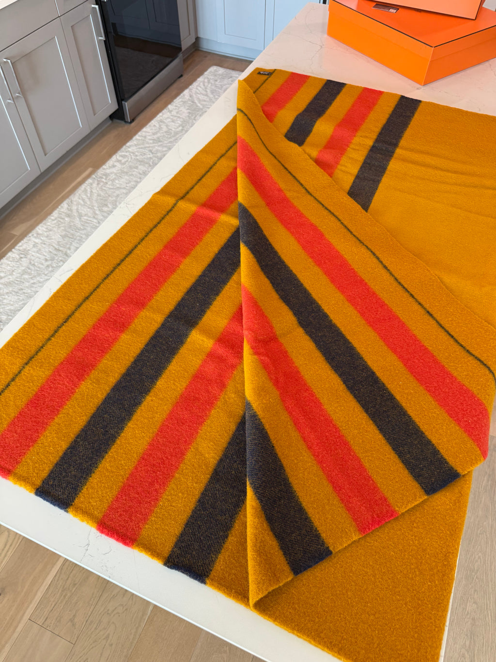 Hermes Rocabar Wool Blanket