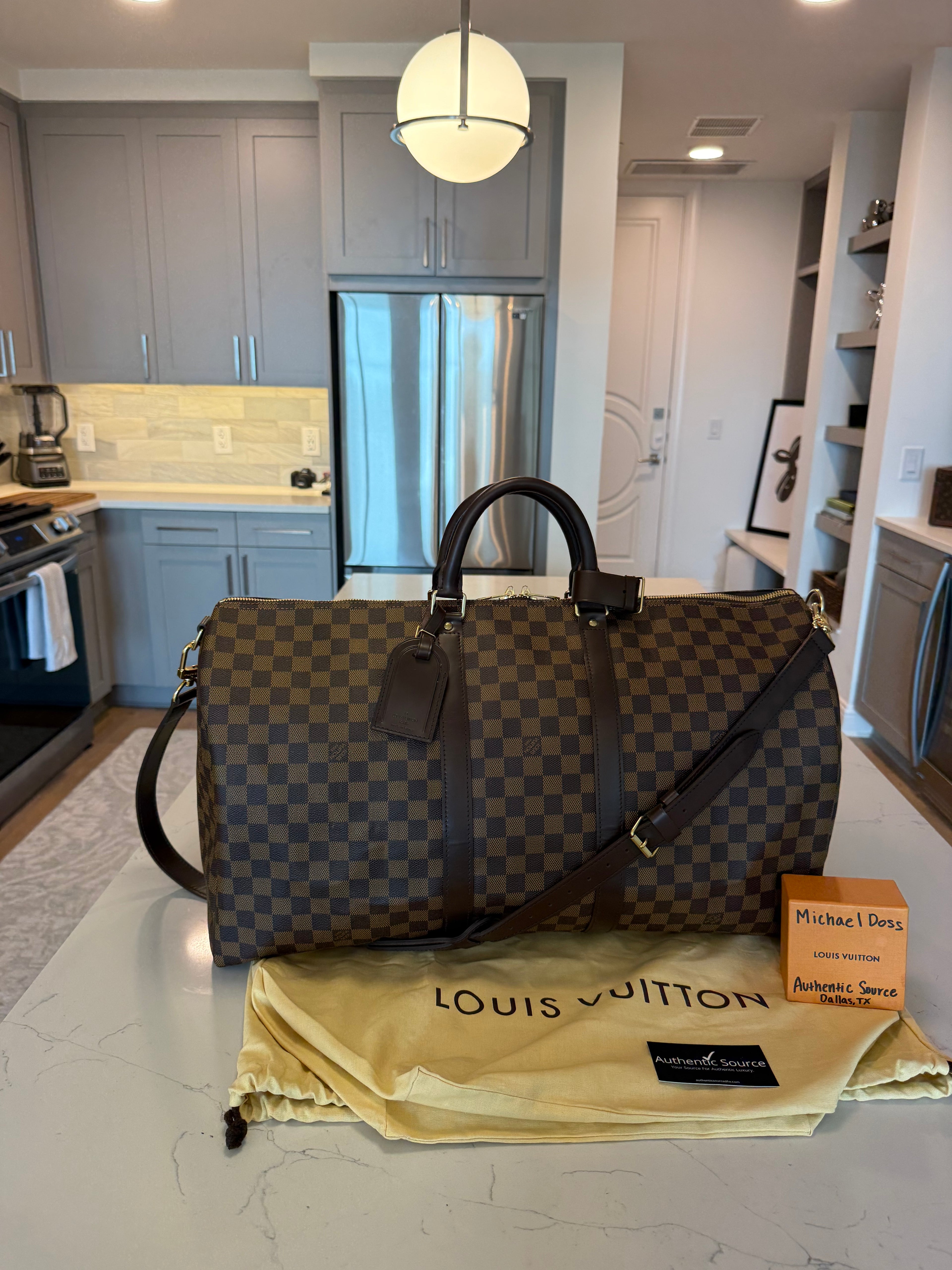Louis Vuitton Keepall 55 Bandouliere DE