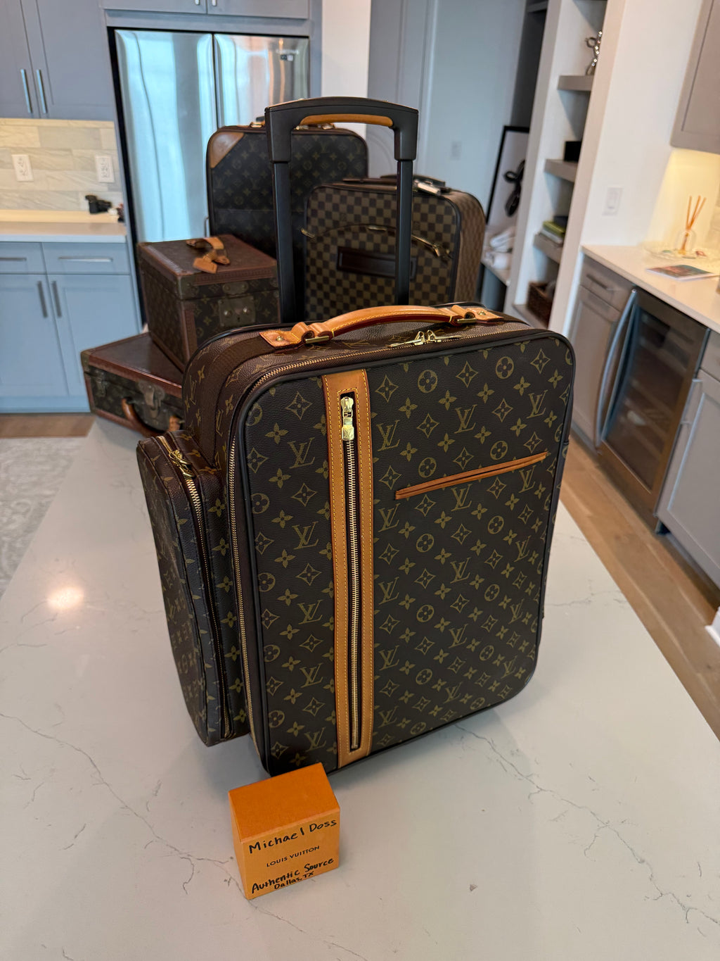 Louis Vuitton Bosphore Trolley 50 Rolling Luggage