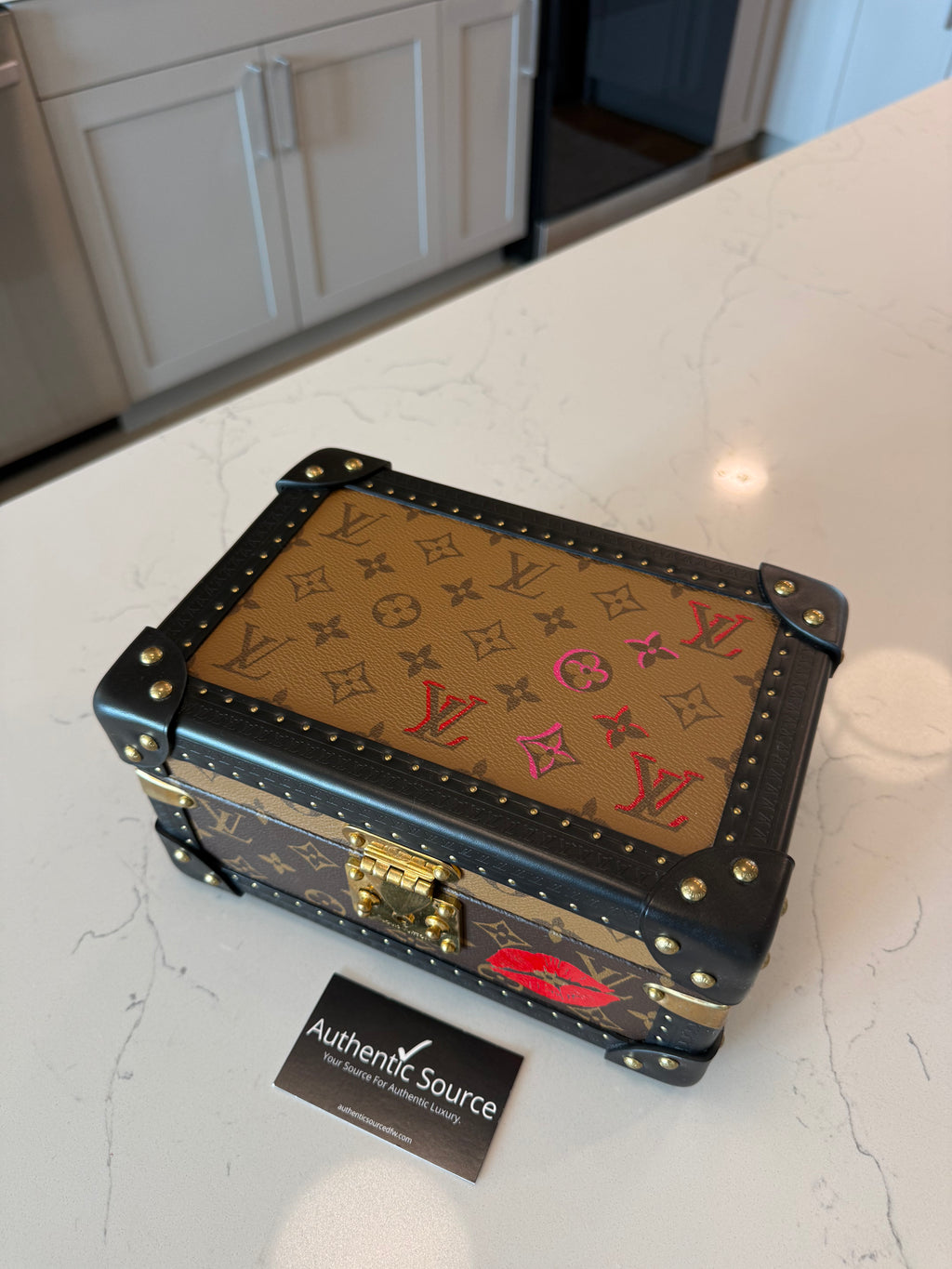 Louis Vuitton Coffret Tresor 24 Trunk Reverse Monogram