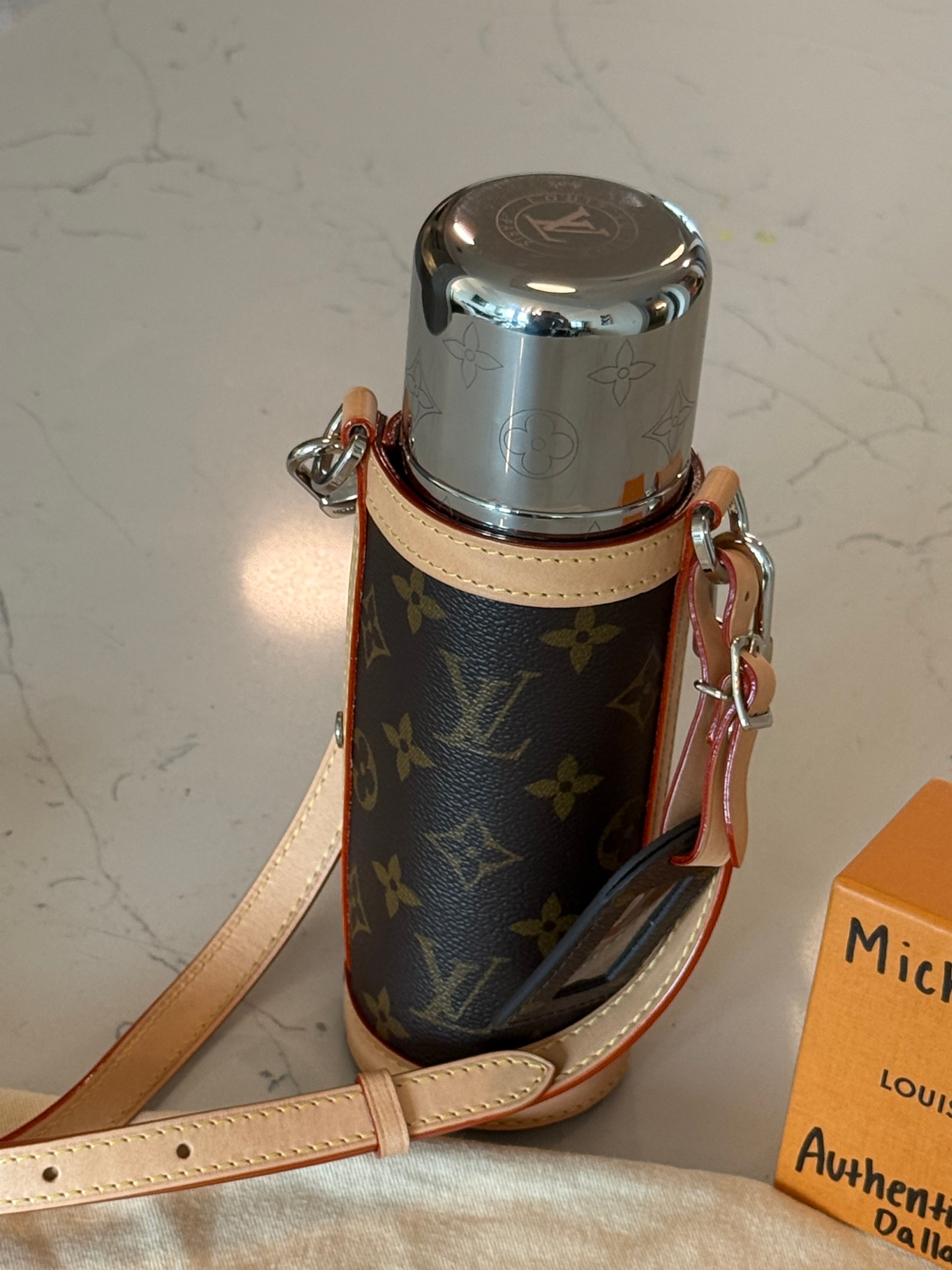 Louis Vuitton Monogram Bottle & Holder