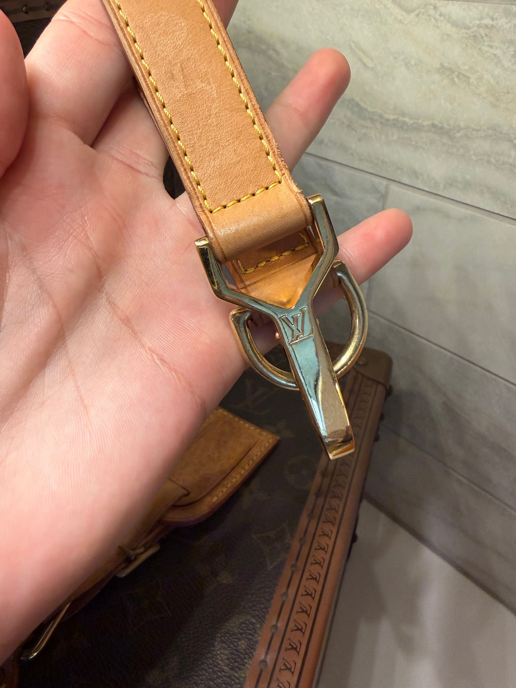 Louis Vuitton Vachetta Handle Strap