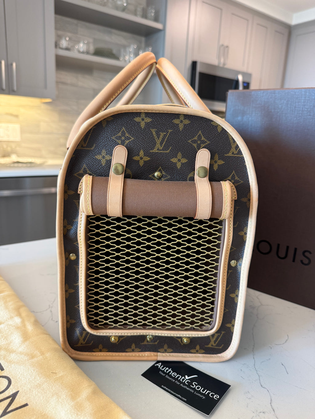 Louis Vuitton Sac Chein Pet Carrier